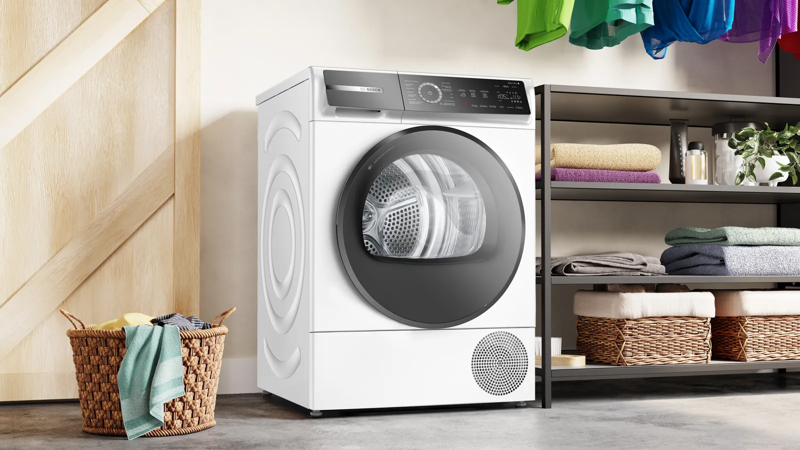 BOSCH WQB246DAFG SERIE 8 droogkast - warmtepomp BOSCH WQB246DAFG SERIE 8 droogkast - warmtepomp