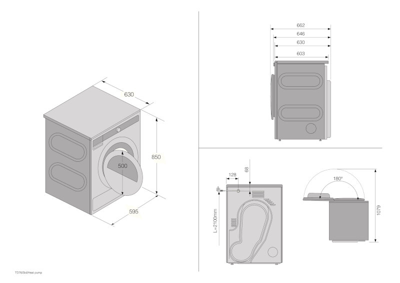 ASKO T108HCW droogkast ASKO T108HCW droogkast