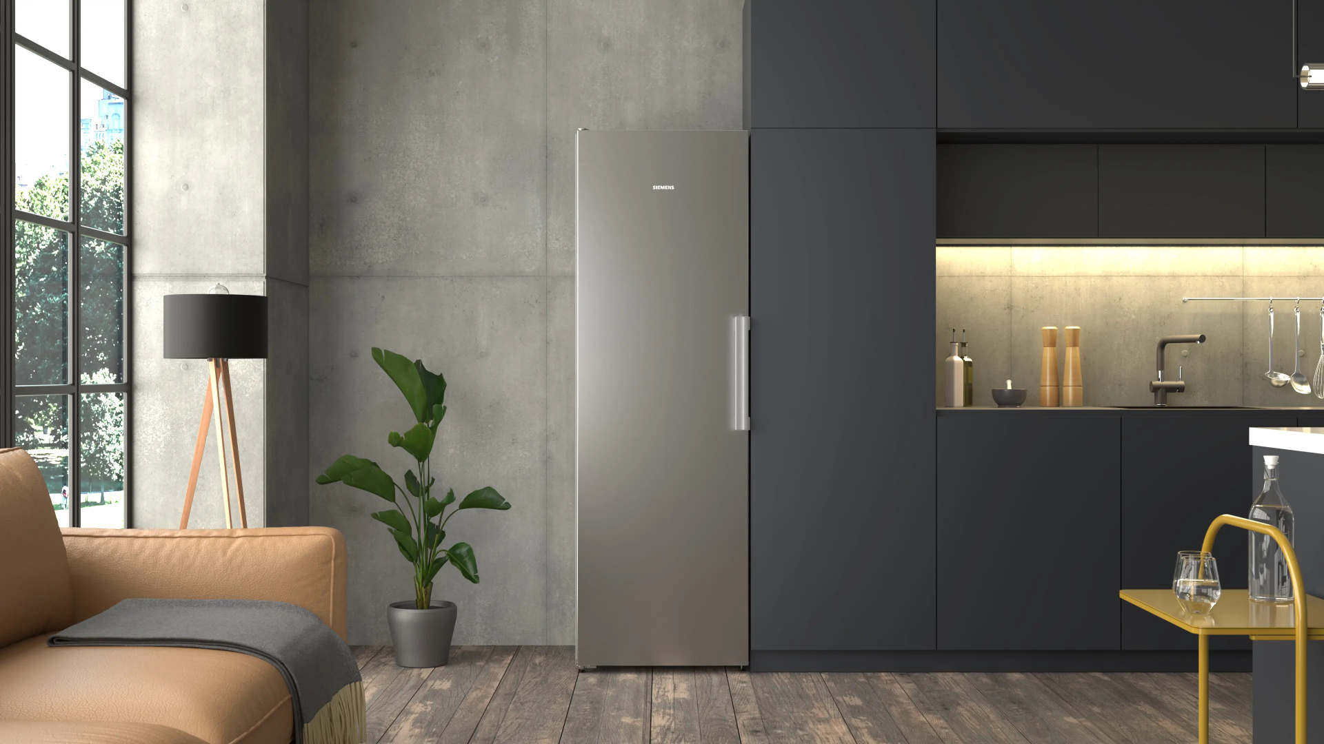 SIEMENS KS36NVICG IQ300 vrijstaande koelkast zonder vriesvak - 186cm
