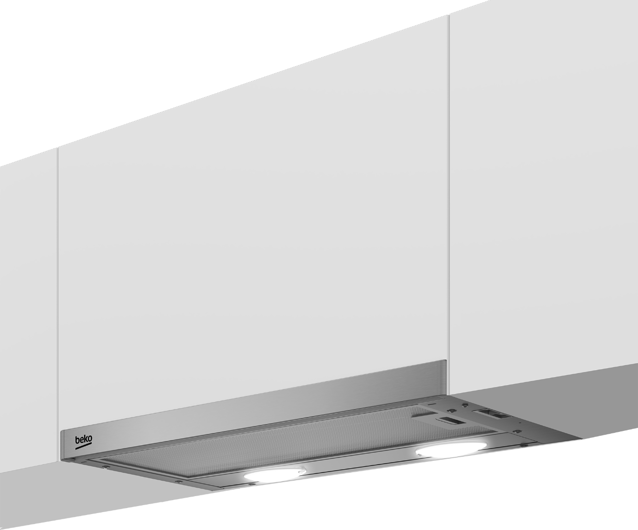 BEKO CTB6407X telescopische dampkap - 60cm BEKO CTB6407X telescopische dampkap - 60cm