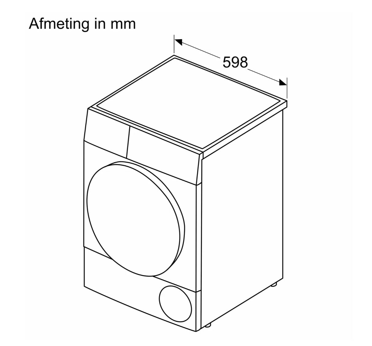 SIEMENS WQ46H2DPFG iQ500 droogkast SIEMENS WQ46H2DPFG iQ500 droogkast