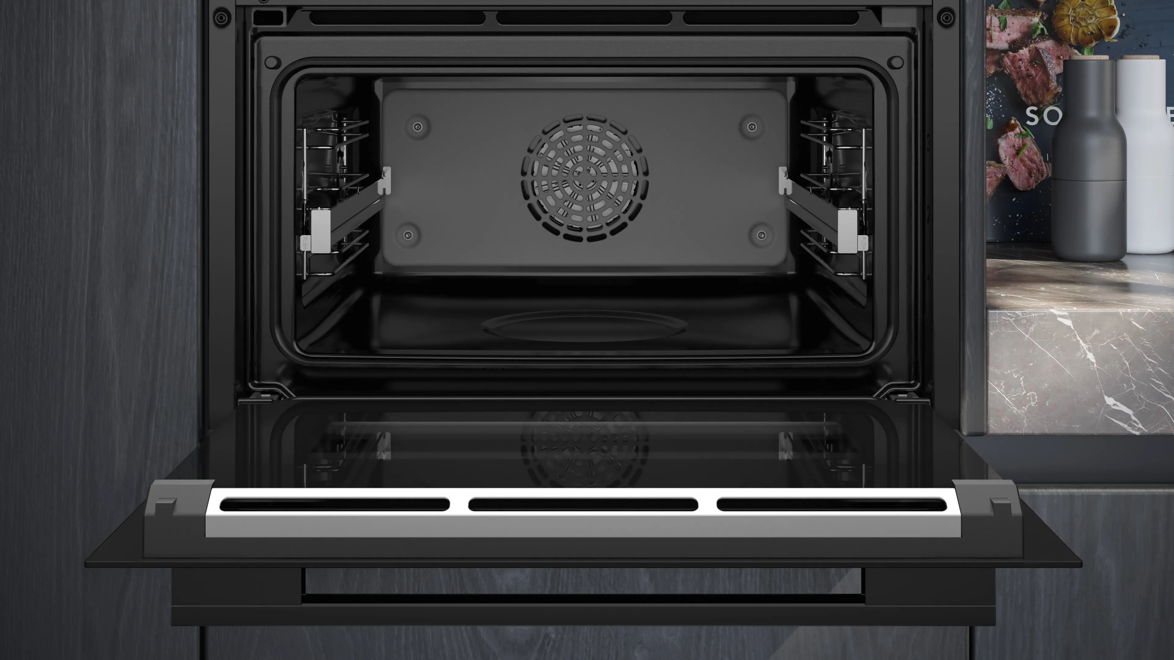 SIEMENS CS736GCB1F IQ700 multifunctionele oven met stoom - 45cm