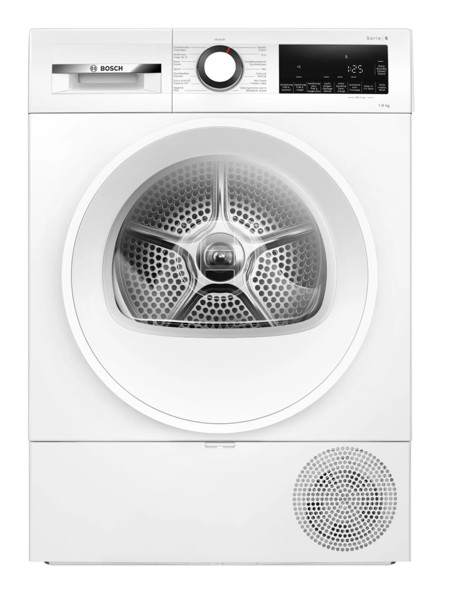 BOSCH WQG133DEFG Serie 8 droogkast