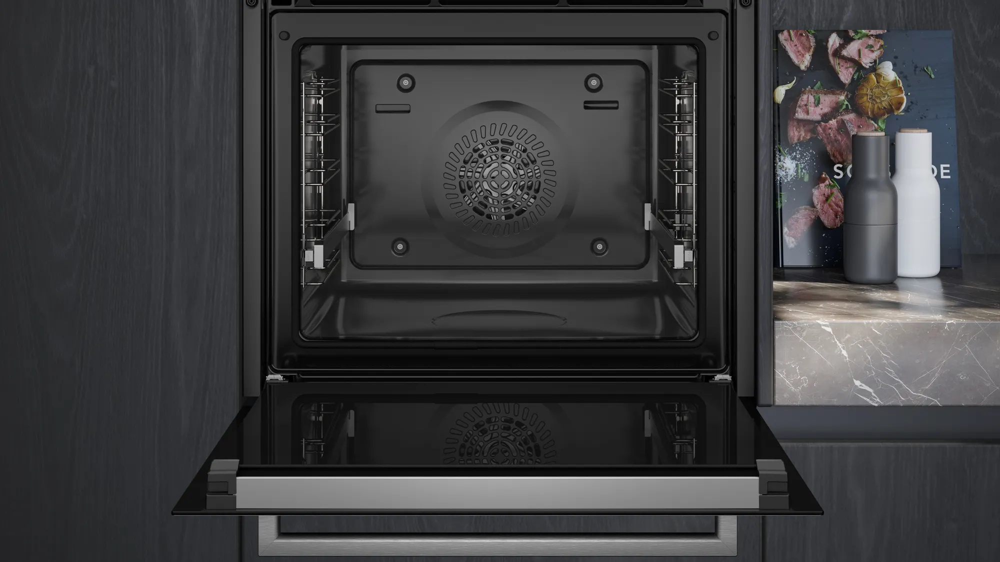 SIEMENS HR372G0S3 iQ300 multifunctionele oven met stoomtoevoeging - 60cm