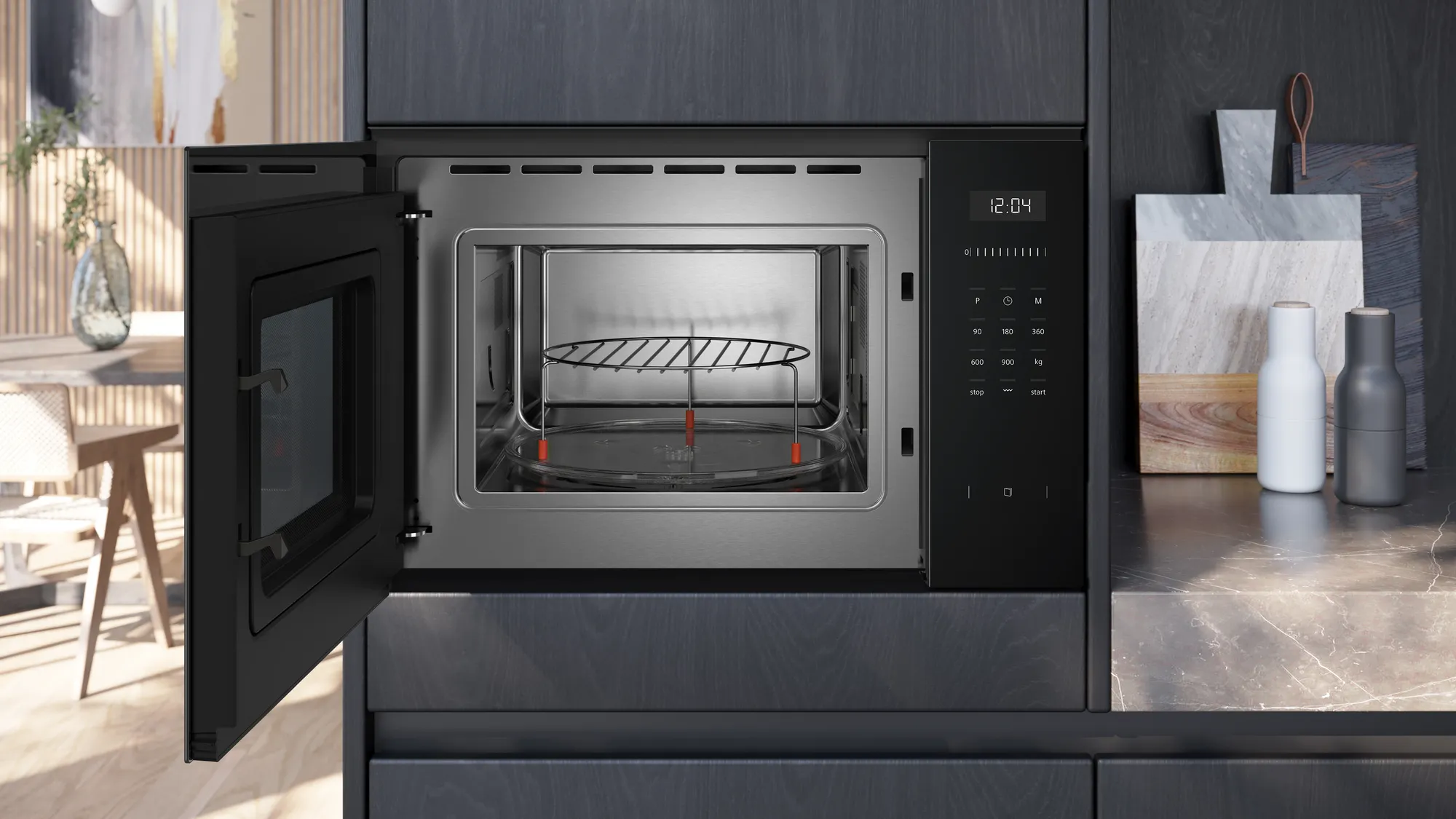 SIEMENS BE555LMB1 IQ500 microgolfoven met grill - 38cm SIEMENS BE555LMB1 IQ500 microgolfoven met grill - 38cm