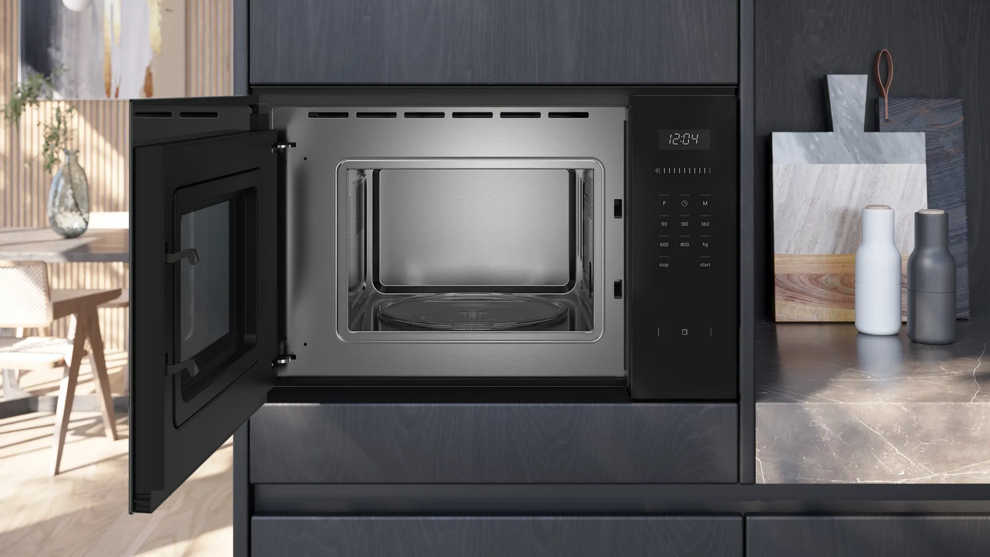 SIEMENS BF525LMB1 iQ500 microgolfoven - 38cm