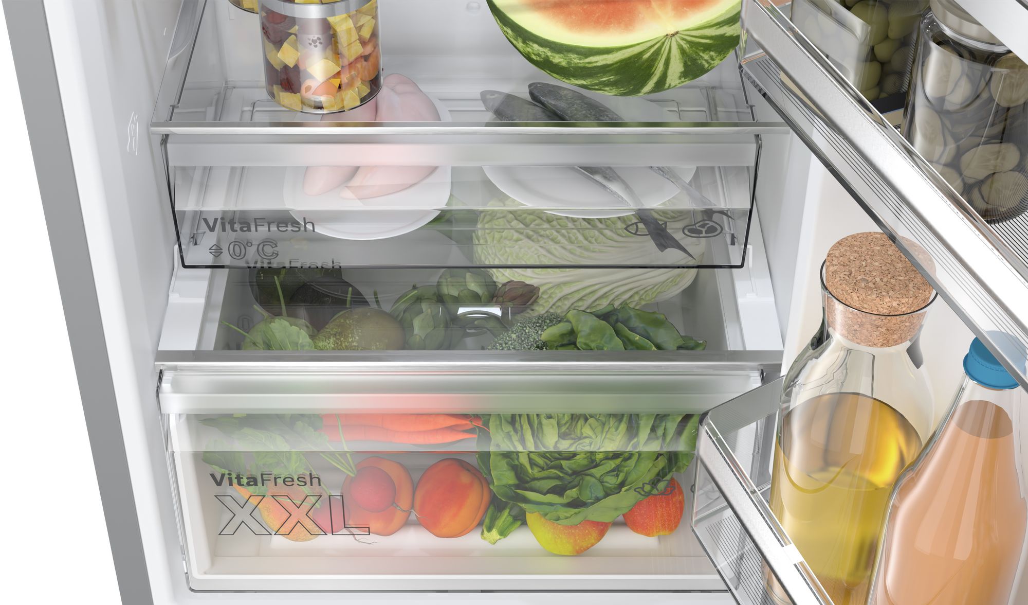 BOSCH KGN36EICF SERIE 4 vrijstaande koel-/vriescombinatie - 186cm