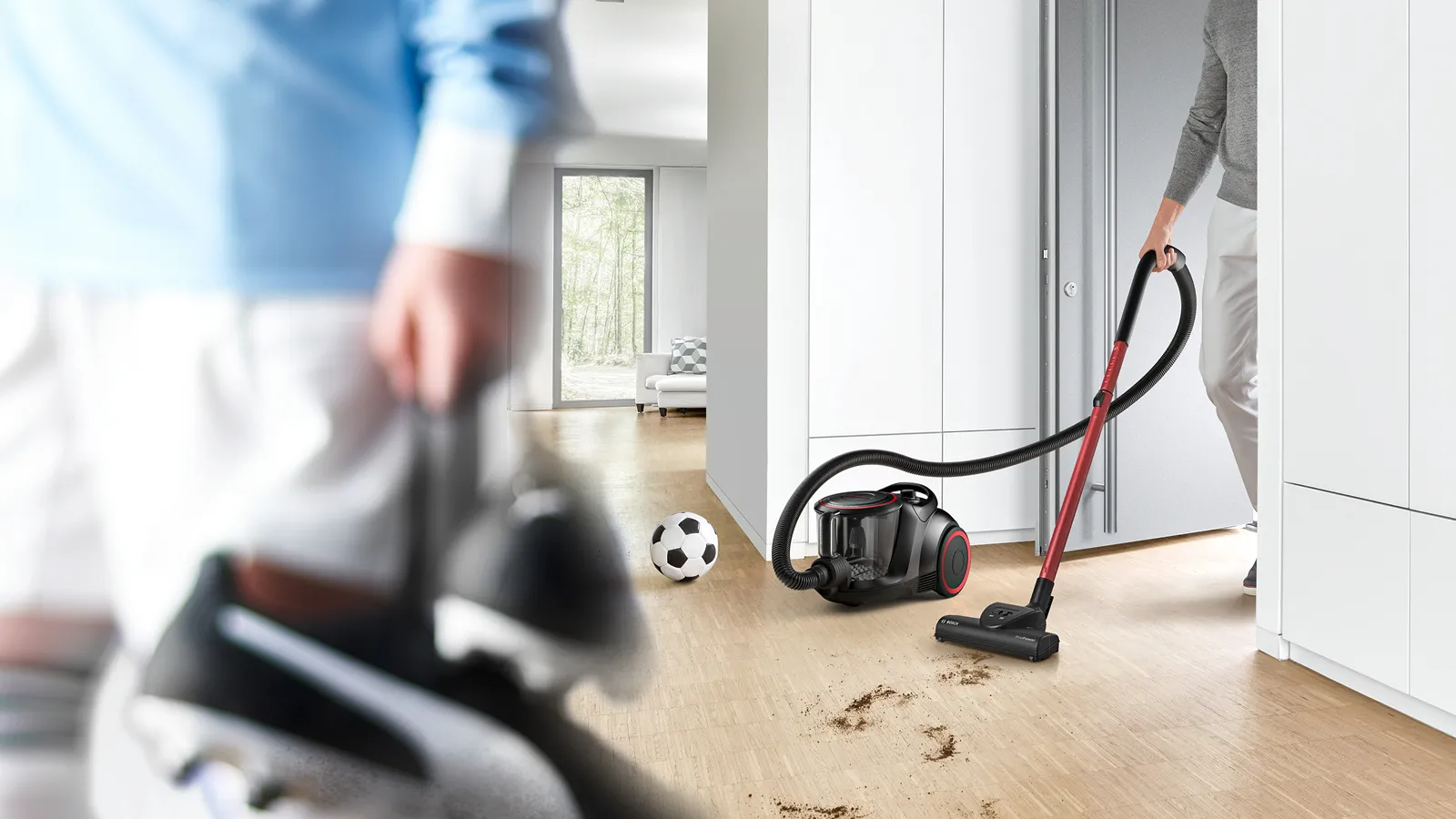 BOSCH BGS41POW2 GS-41 stofzuiger zonder zak