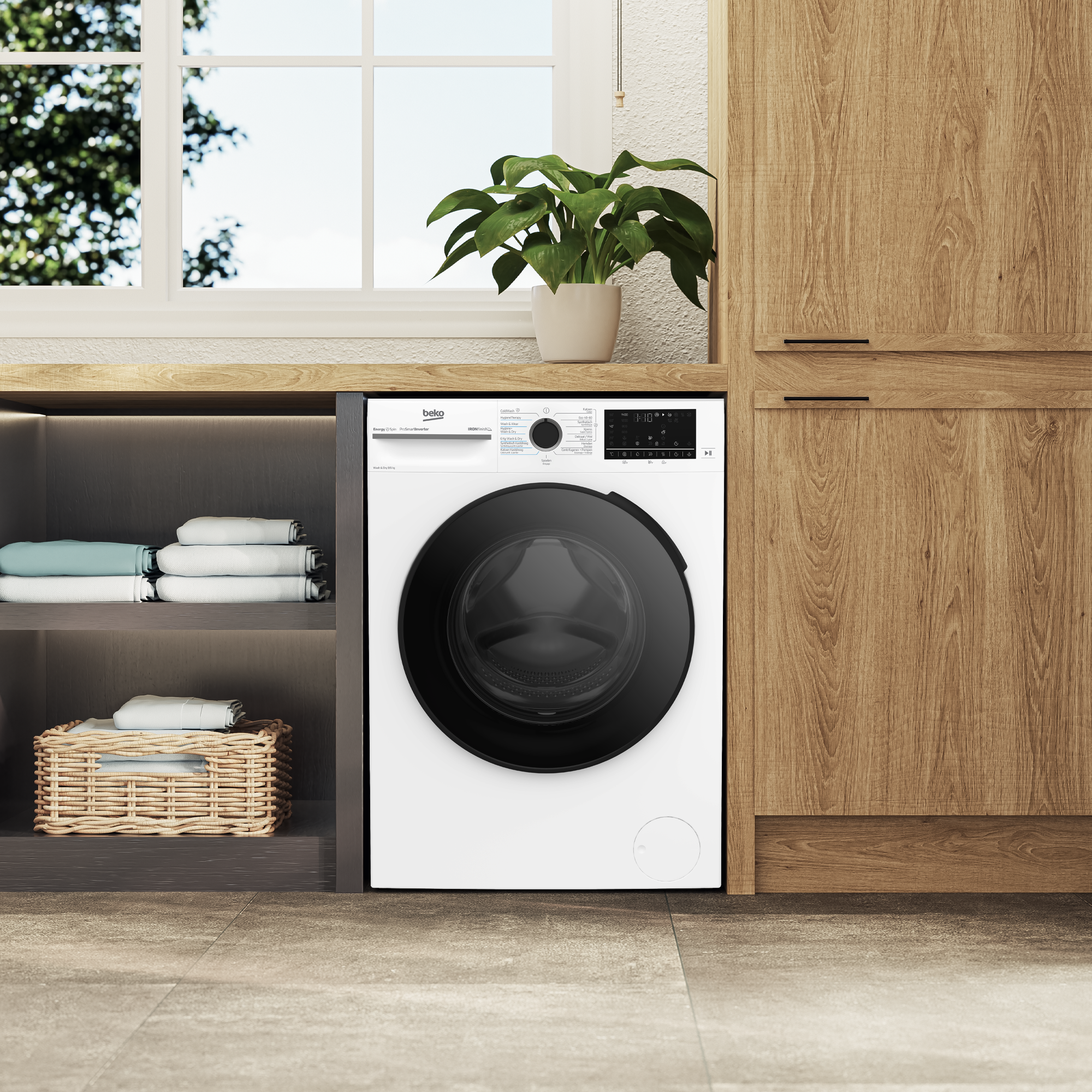 BEKO BM5DFT4941W was- droogcombinatie