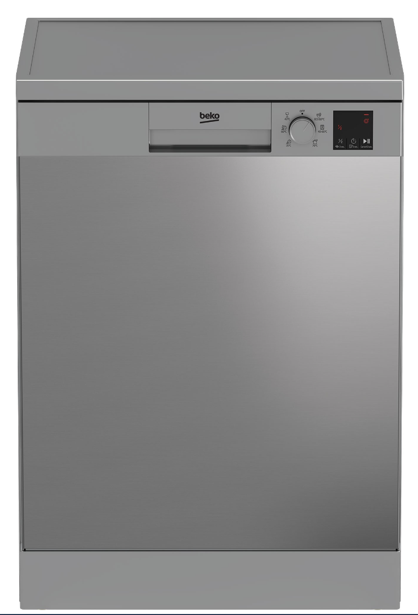 BEKO DVN06430X vrijstaande vaatwasser