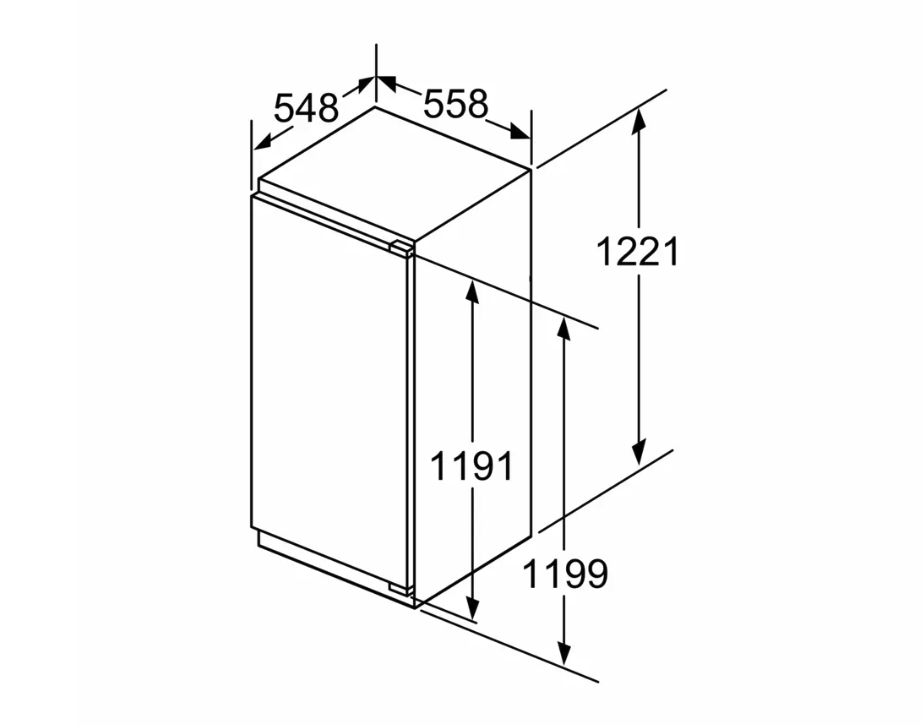 BOSCH KIR41ADD1 SERIE 6 koelkast zonder vriesvak - 122cm