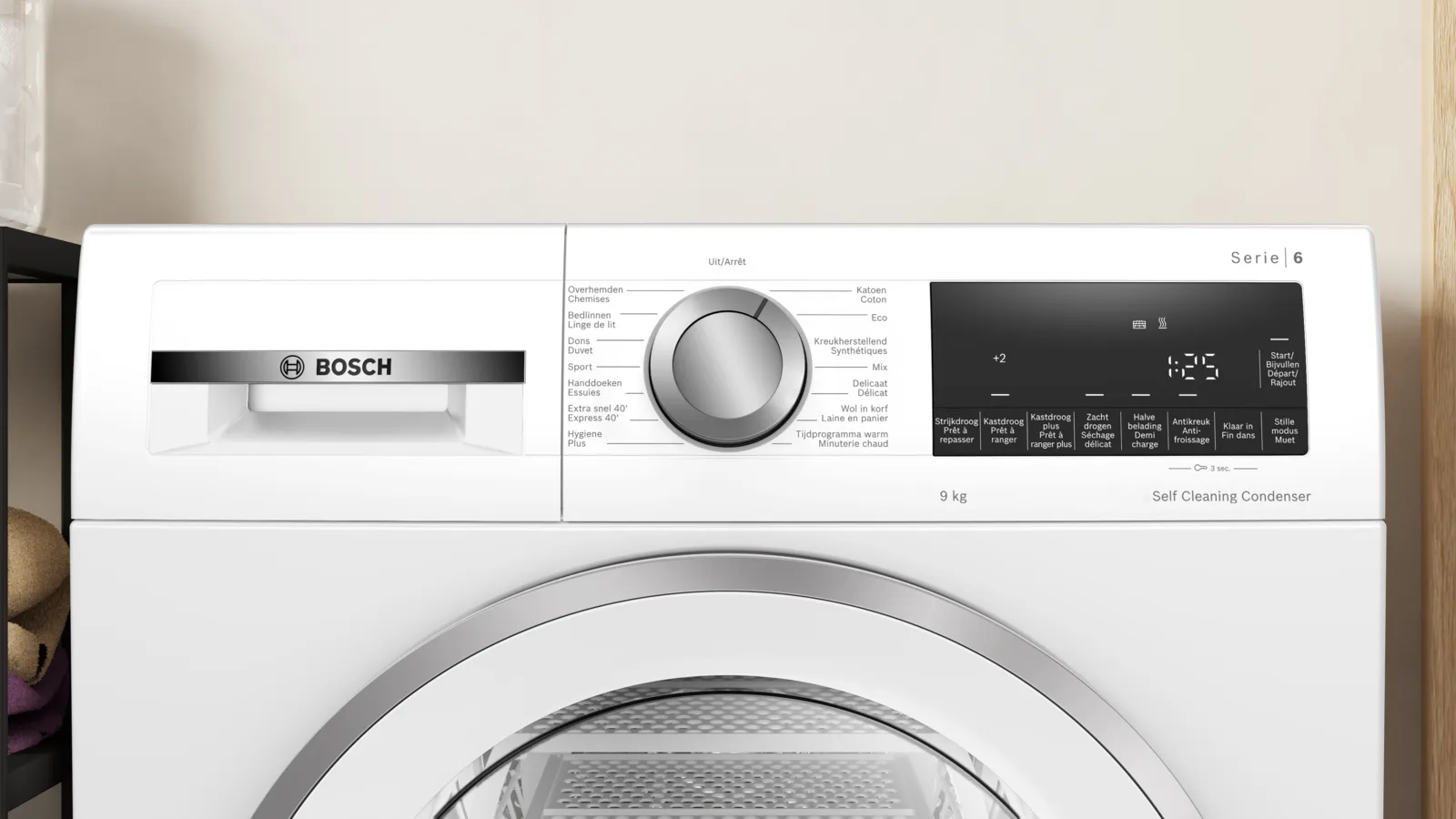 BOSCH WQG245D9FG SERIE 6 droogkast 
