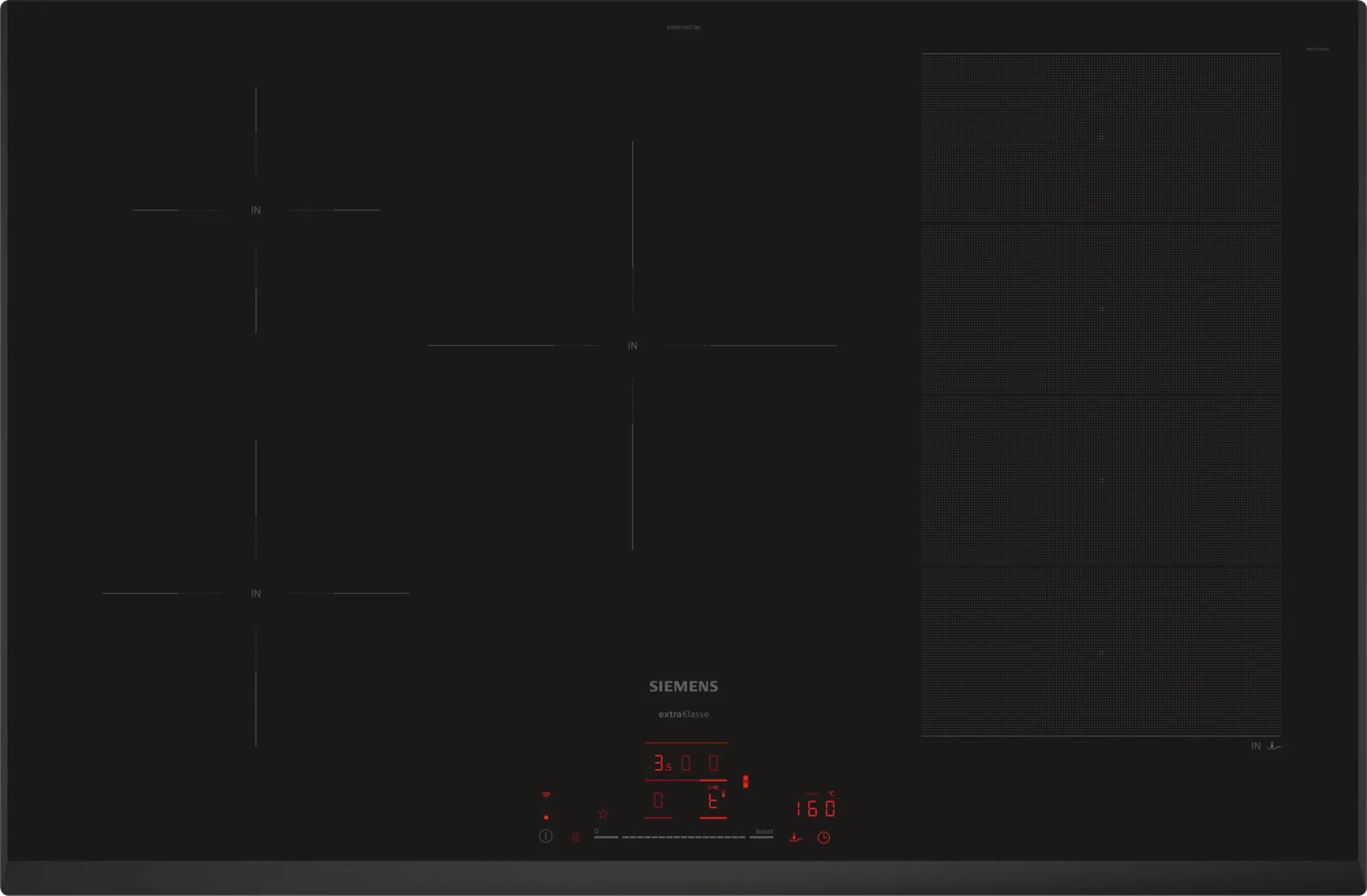 SIEMENS EX851HVC1M IQ700 inductiekookplaat - 80cm
