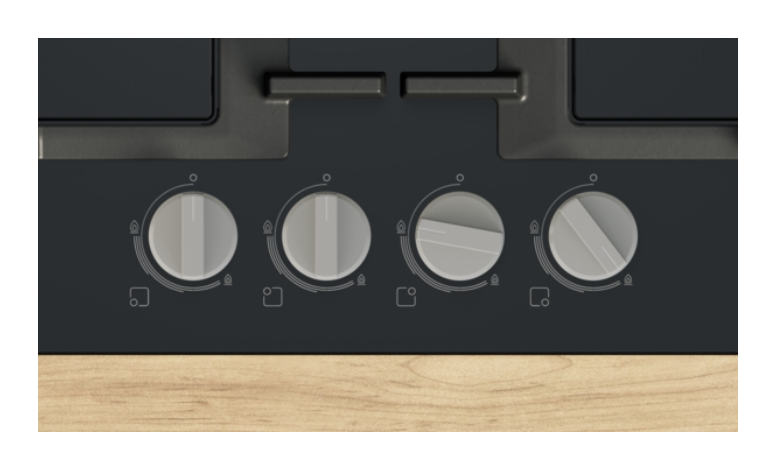 BOSCH PNP6B6K40 gaskookplaat - 60cm BOSCH PNP6B6K40 gaskookplaat - 60cm