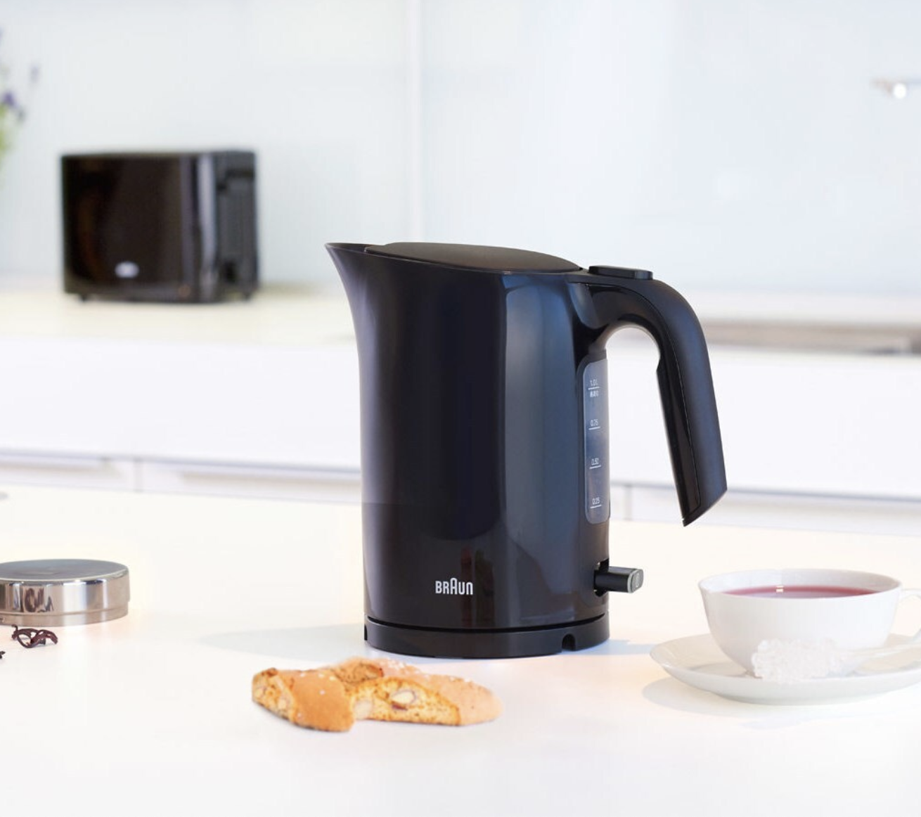 BRAUN (DELONGHI) BHWK3000BK waterkoker BRAUN (DELONGHI) BHWK3000BK waterkoker