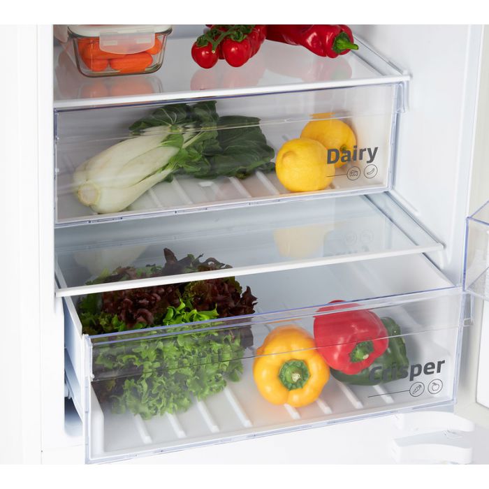 BEKO BCSA283E4SN koel-/vriescombinatie - 177cm BEKO BCSA283E4SN koel-/vriescombinatie - 177cm