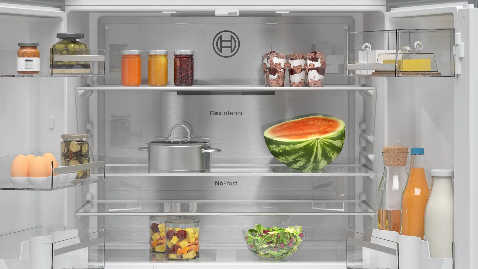 BOSCH KFN96APEA SERIE 4 side-by-side - 183cm BOSCH KFN96APEA SERIE 4 side-by-side - 183cm