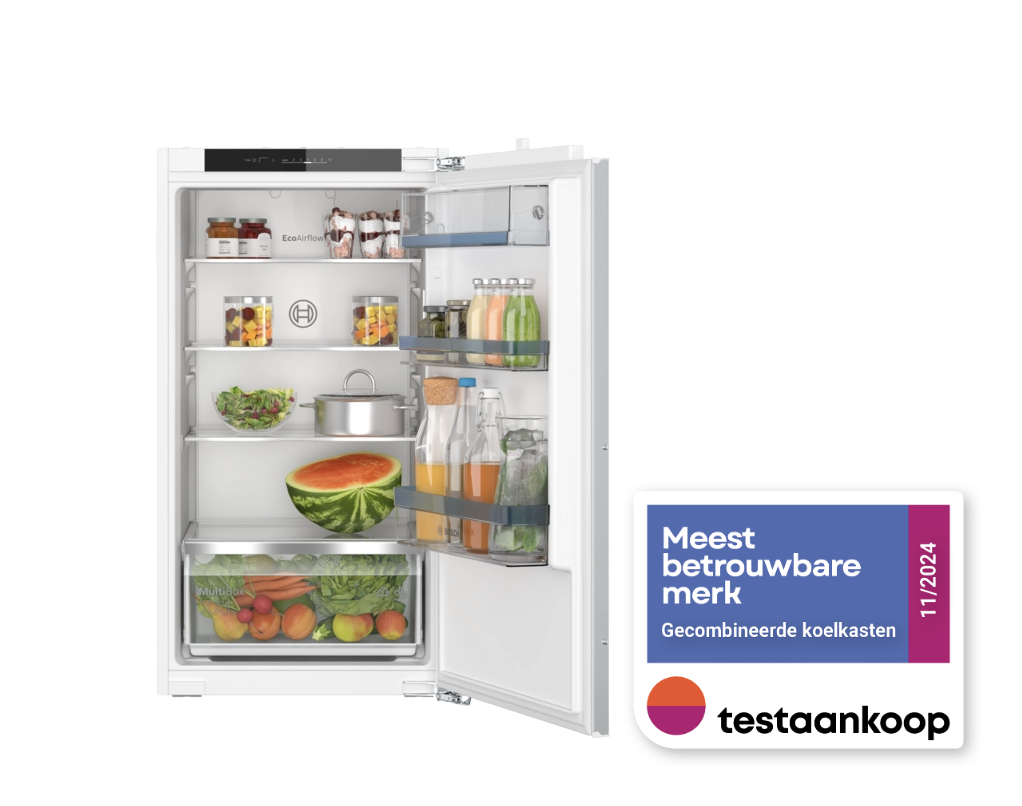 BOSCH KIR31VFE0 SERIE 4 koelkast zonder vriesvak  - 102cm BOSCH KIR31VFE0 SERIE 4 koelkast zonder vriesvak  - 102cm