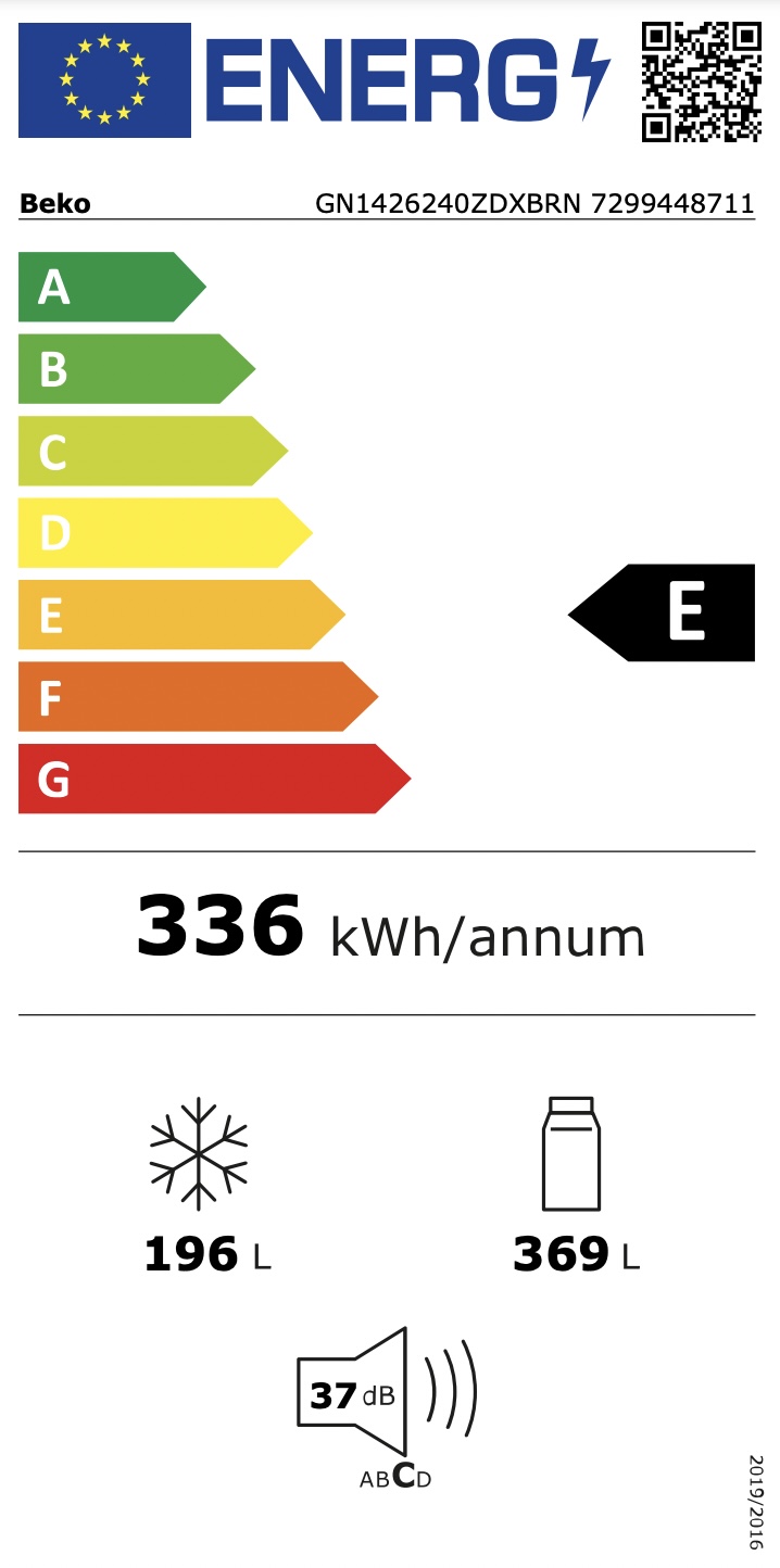 BEKO GN1426240ZDXBRN side-by-side BEKO GN1426240ZDXBRN side-by-side