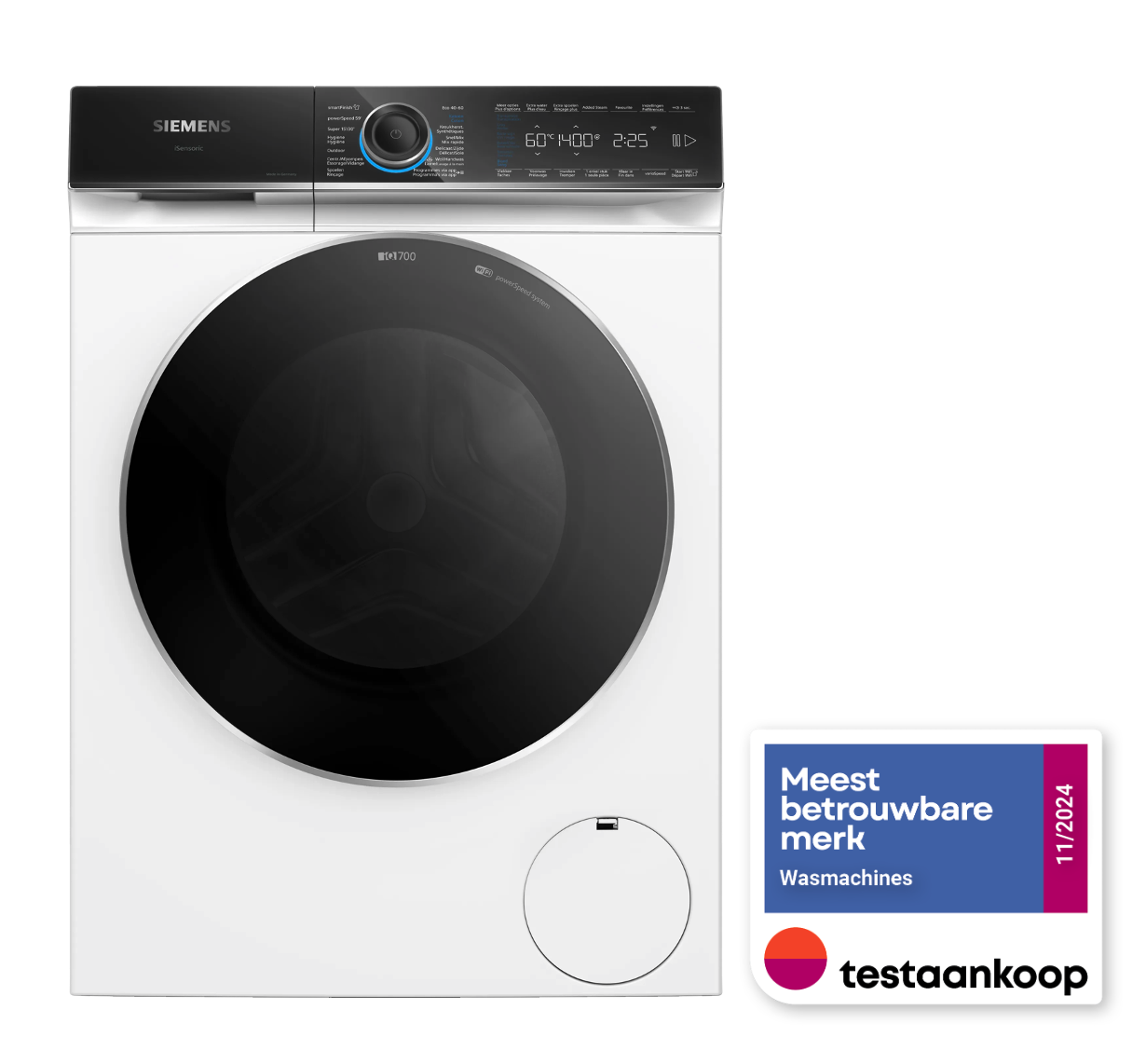 SIEMENS WG44B21PFG IQ700 wasmachine SIEMENS WG44B21PFG IQ700 wasmachine