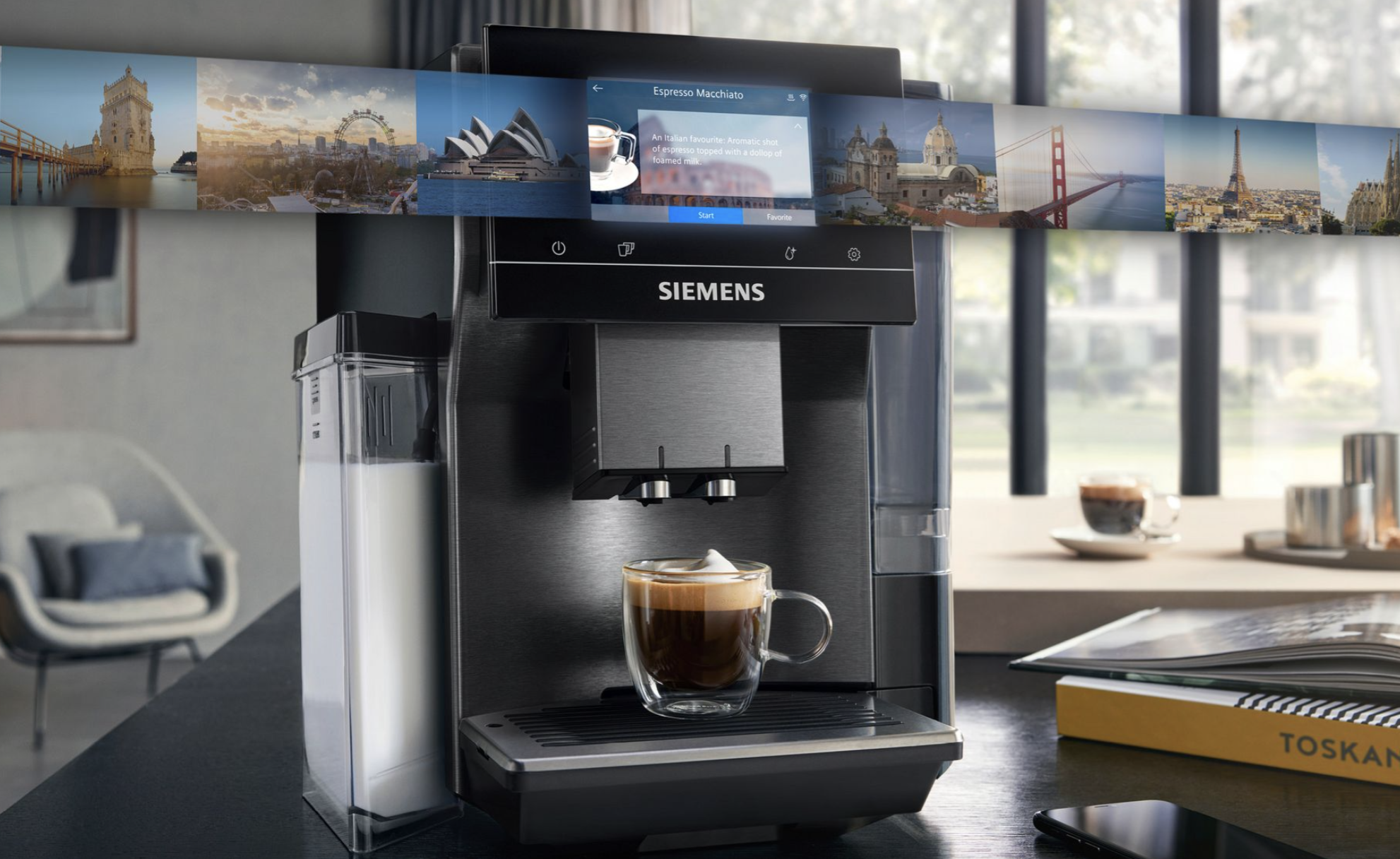 SIEMENS TQ717DF5 EQ.700 espresso machine SIEMENS TQ717DF5 EQ.700 espresso machine