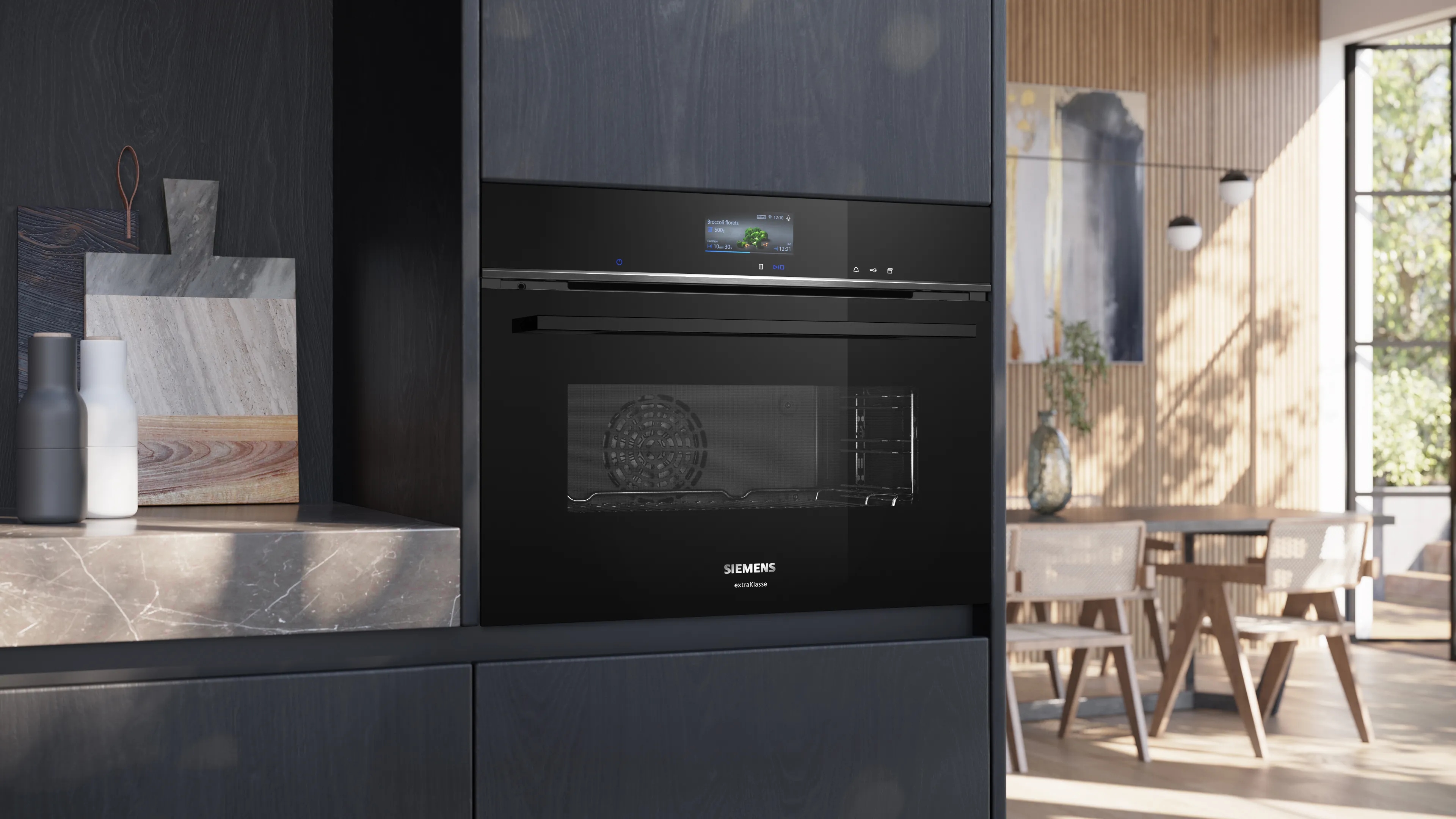 SIEMENS CS736GCB1F IQ700 multifunctionele oven met stoom - 45cm
