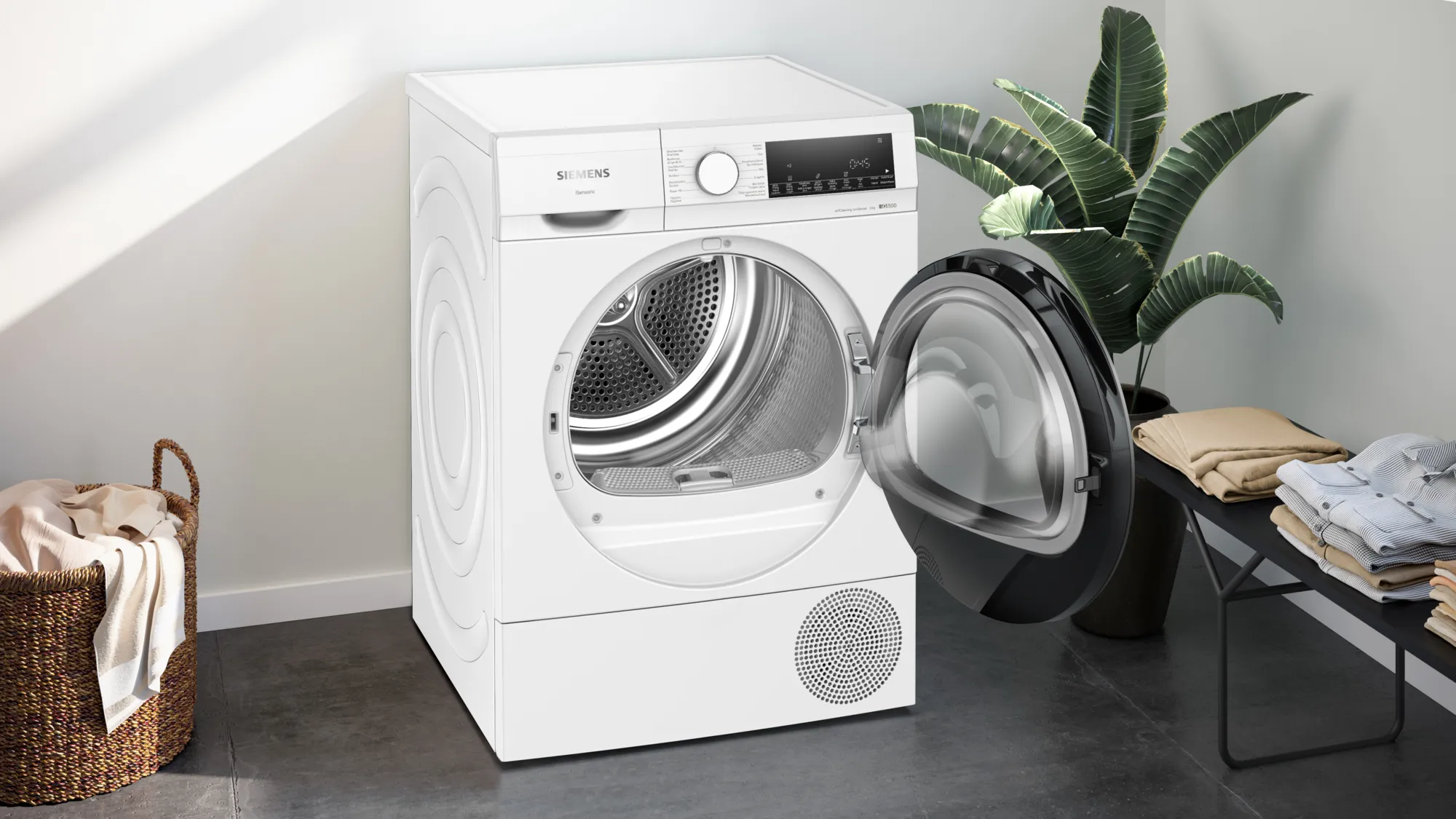 SIEMENS WQ45G2D5FG IQ500 droogkast SIEMENS WQ45G2D5FG IQ500 droogkast
