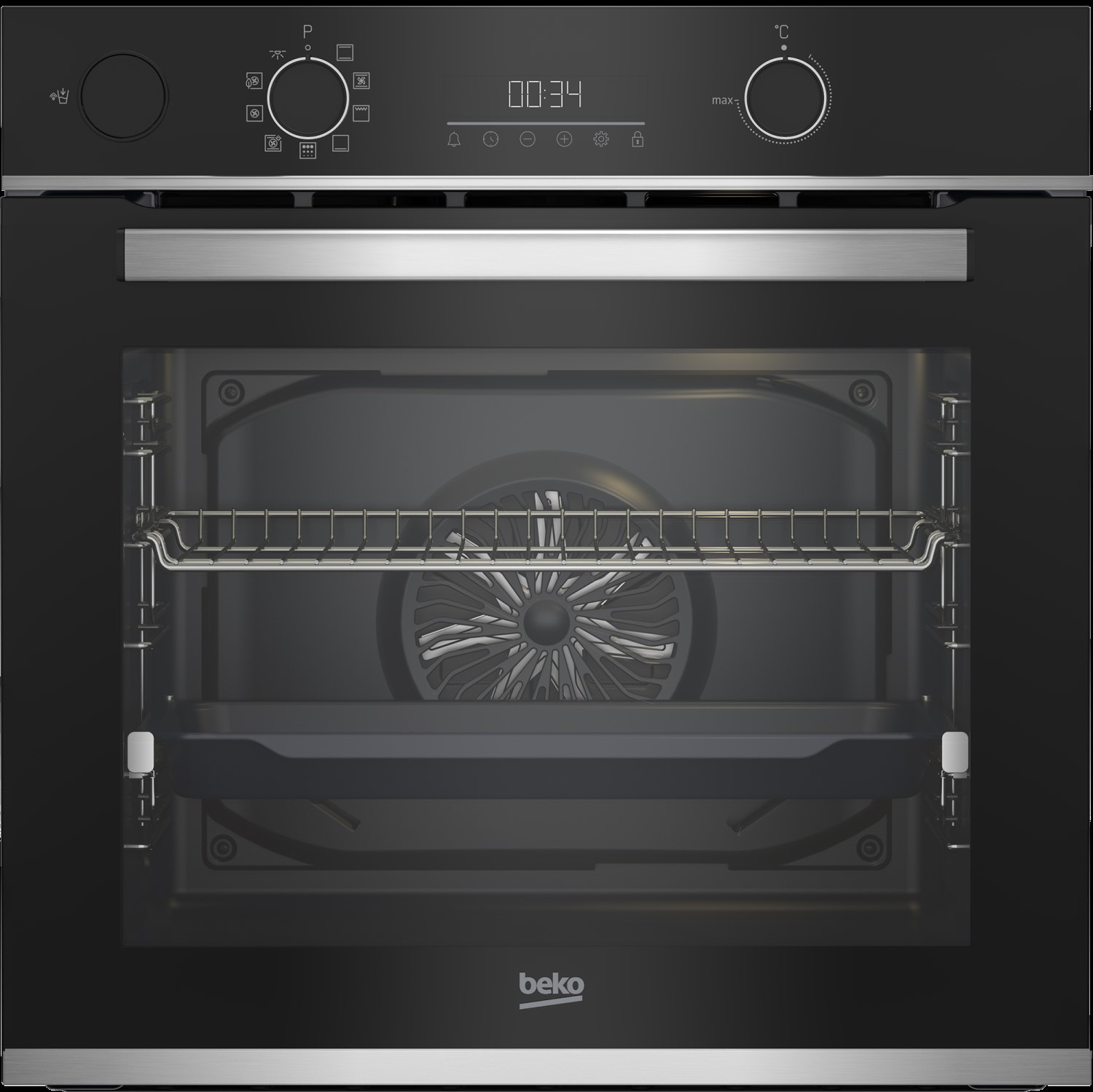 BEKO BBIS13300XPE multifunctionele oven met stoomtoevoeging - 60cm BEKO BBIS13300XPE multifunctionele oven met stoomtoevoeging - 60cm