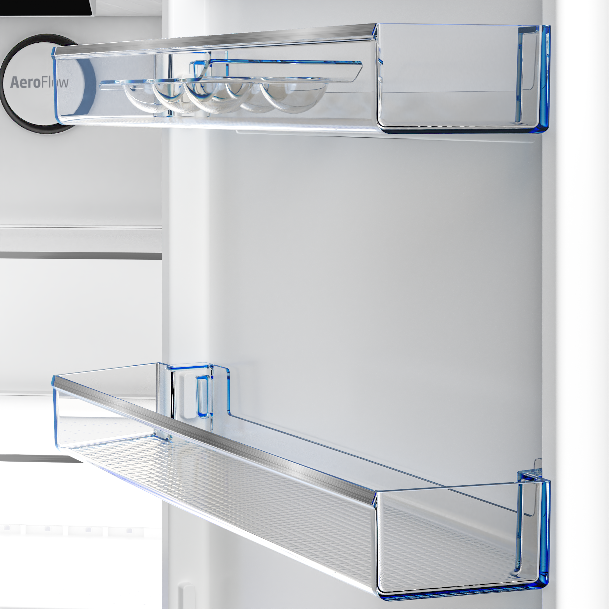 BEKO B5RCNE3651HXB koel-/vriescombinatie - 186cm BEKO B5RCNE3651HXB koel-/vriescombinatie - 186cm