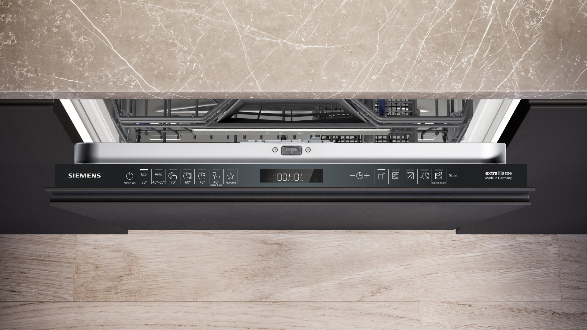 SIEMENS SN65EX15BE IQ500 vaatwasser volledig integreerbaar