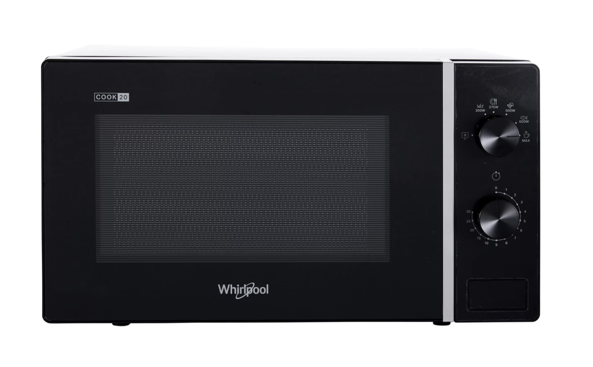 WHIRLPOOL WHMWP101B vrijstaande microgolfoven - 26cm WHIRLPOOL WHMWP101B vrijstaande microgolfoven - 26cm