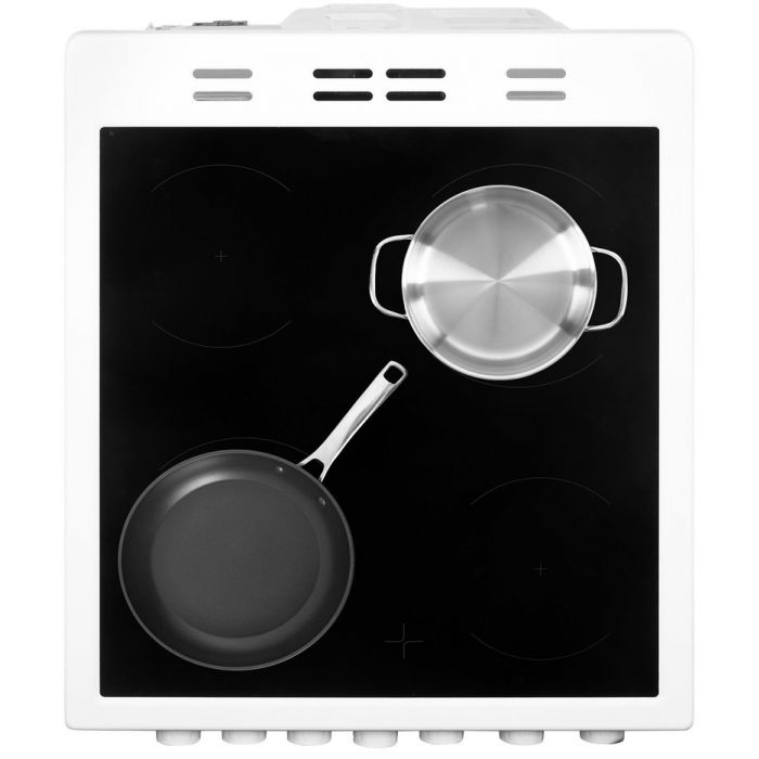 BEKO FSM57100GW fornuis met keramische kookplaat - 50cm BEKO FSM57100GW fornuis met keramische kookplaat - 50cm