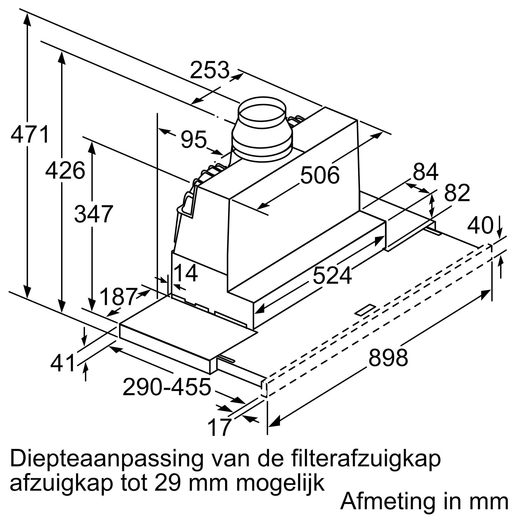SIEMENS LI97SA531 IQ300 telescopische dampkap - 90cm SIEMENS LI97SA531 IQ300 telescopische dampkap - 90cm