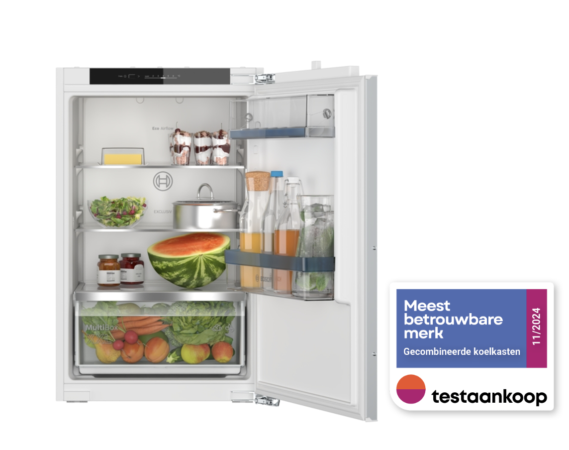 BOSCH KIR21EFE0 SERIE 4 koelkast zonder vriesvak - 88cm