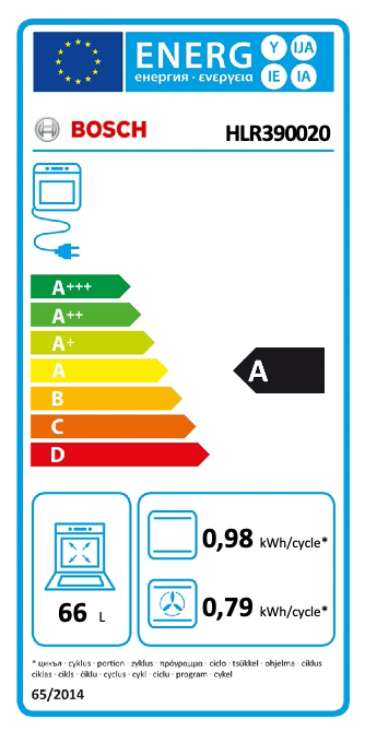 BOSCH HLR390020 SERIE 4 fornuis met inductie kookplaat - 60cm BOSCH HLR390020 SERIE 4 fornuis met inductie kookplaat - 60cm