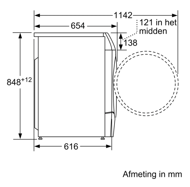 BOSCH WNC254A0BY SERIE 8 was- droogcombinatie BOSCH WNC254A0BY SERIE 8 was- droogcombinatie