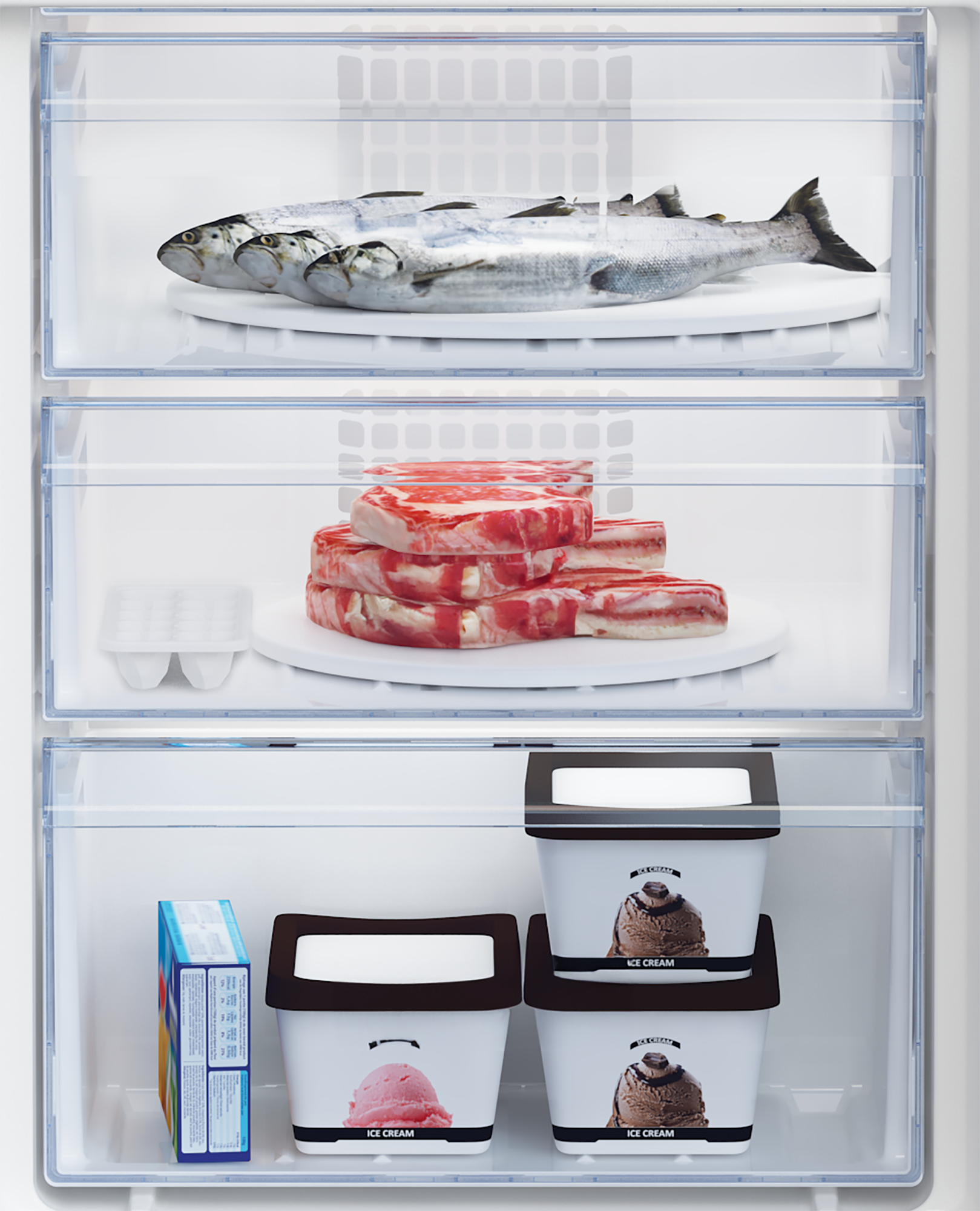 BEKO BCSA285K4SN1 koel-/vriescombinatie - 177cm BEKO BCSA285K4SN1 koel-/vriescombinatie - 177cm