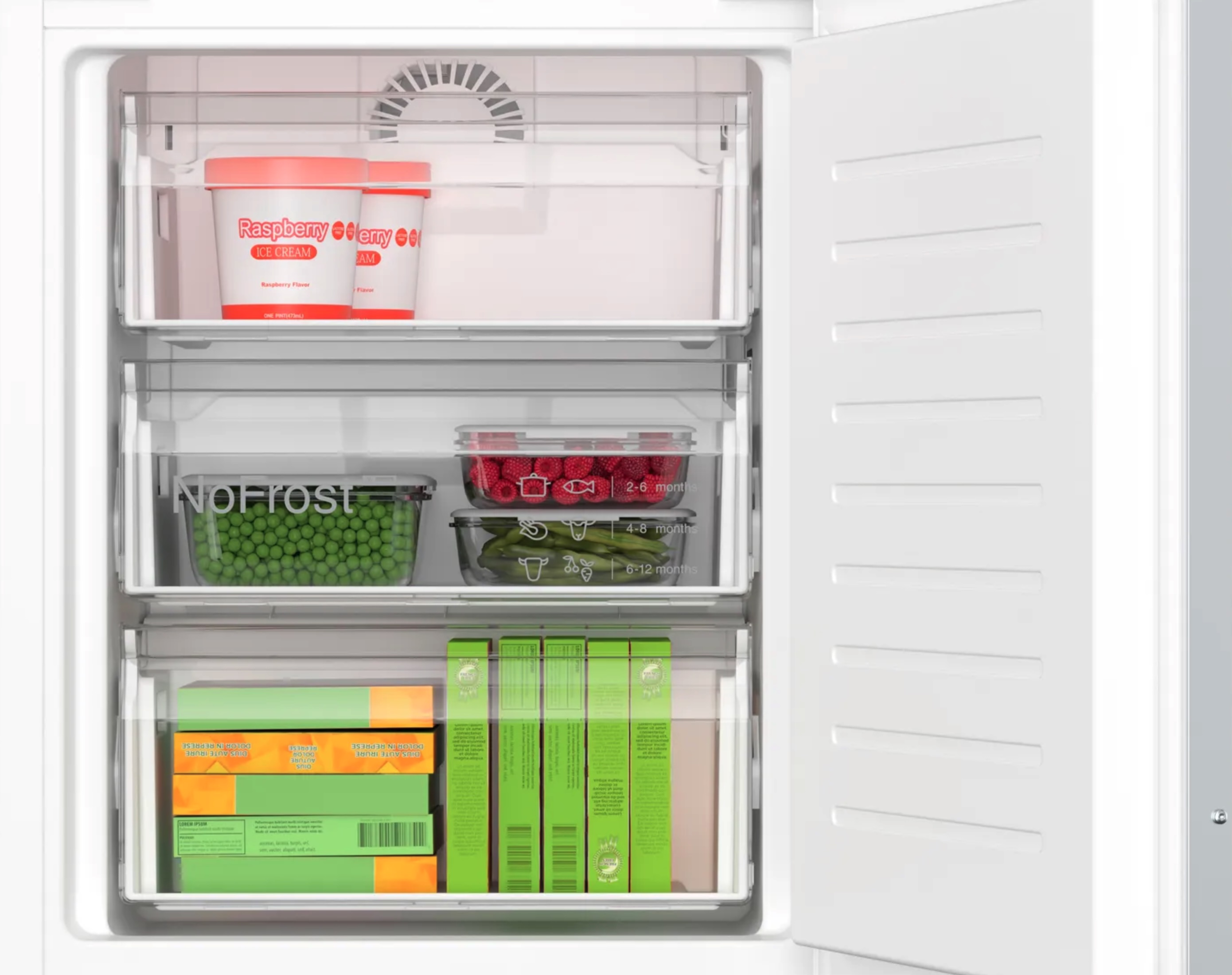 BOSCH KIN86ADB0 Serie 6 koel-/vriescombinatie - 178cm BOSCH KIN86ADB0 Serie 6 koel-/vriescombinatie - 178cm