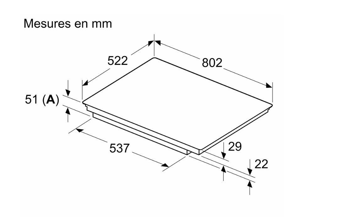 SIEMENS ED851HSB1E IQ500 inductiekookplaat - 80cm