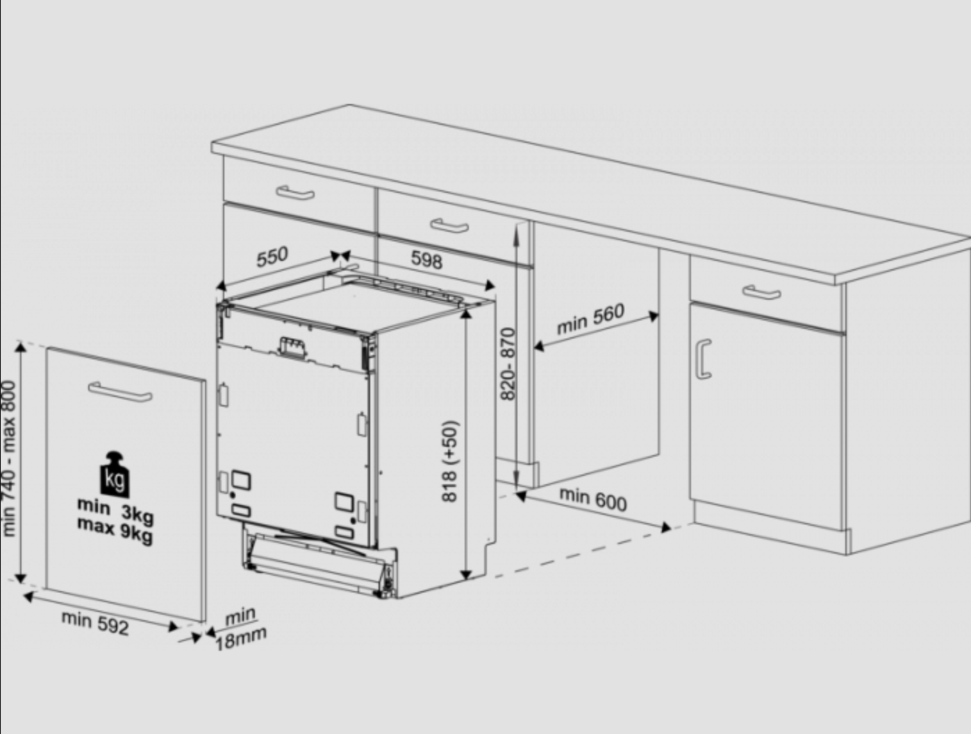 BEKO BDIN16430 vaatwasser volledig integreerbaar BEKO BDIN16430 vaatwasser volledig integreerbaar