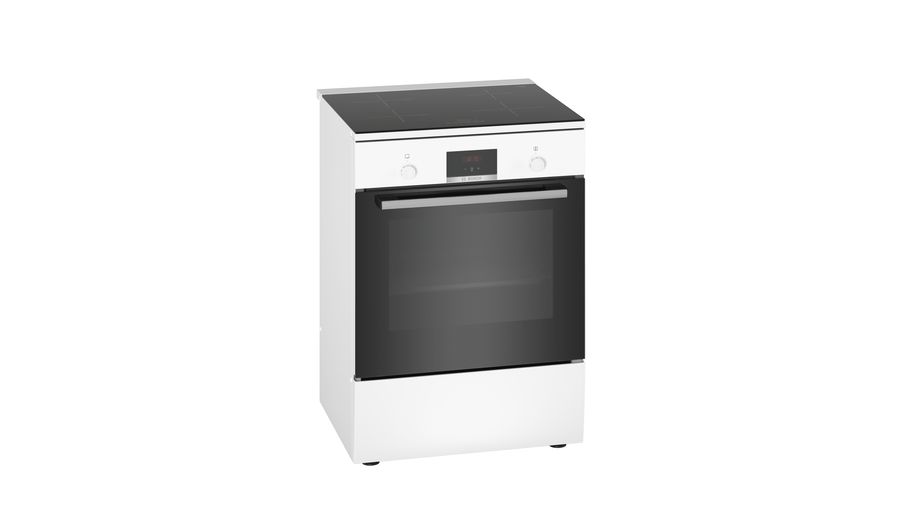 BOSCH HLR390020 SERIE 4 fornuis met inductie kookplaat - 60cm BOSCH HLR390020 SERIE 4 fornuis met inductie kookplaat - 60cm