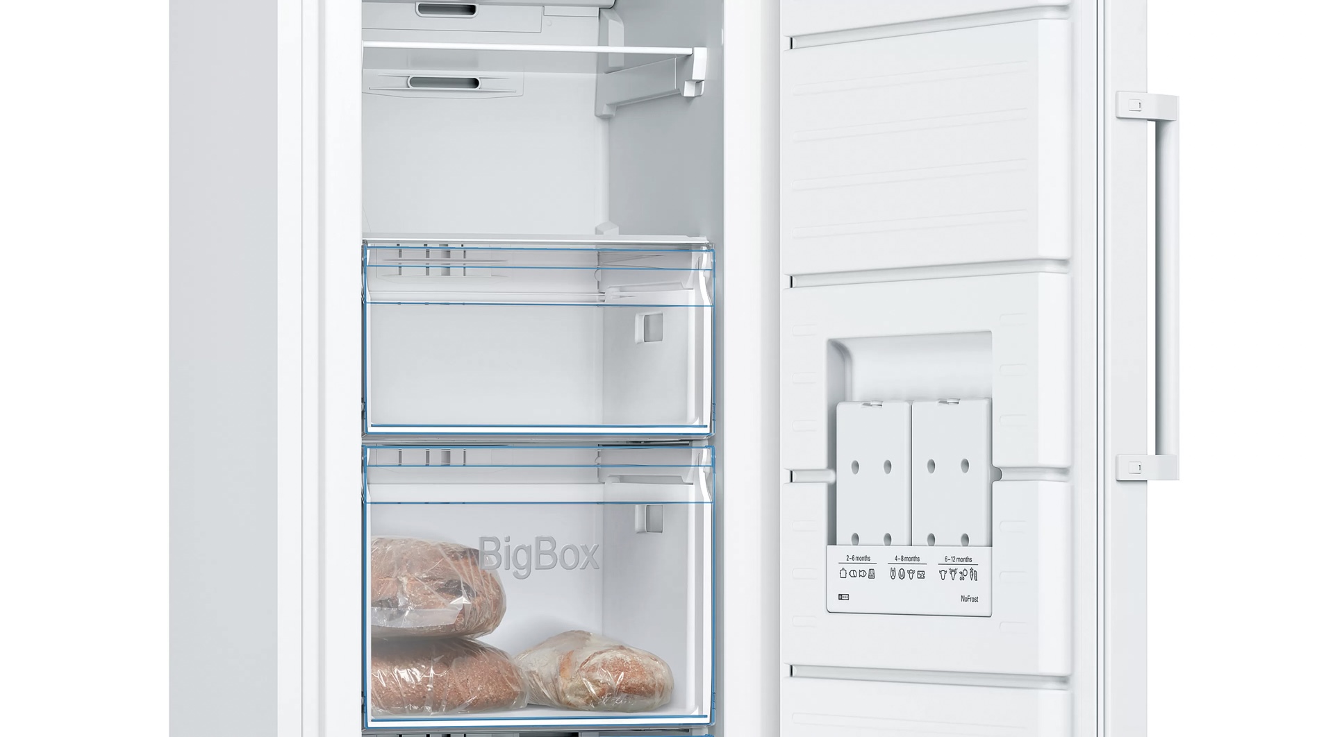 BOSCH GSN29VWEP SERIE 4 vrijstaande vriezer - 161cm