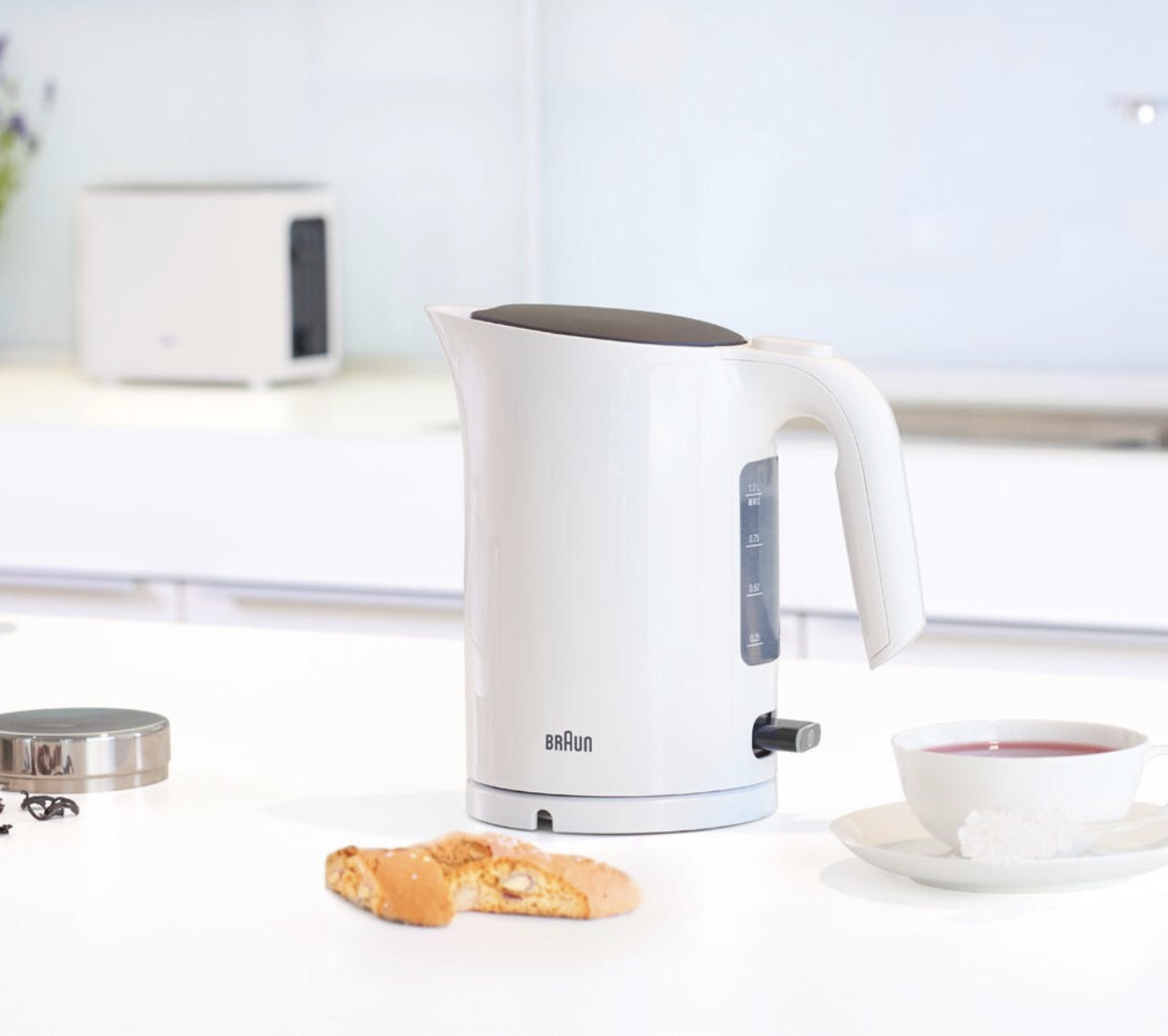 BRAUN (DELONGHI) BHWK3000WH waterkoker BRAUN (DELONGHI) BHWK3000WH waterkoker