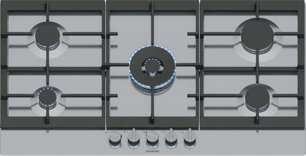 SIEMENS EC9A5RI90 gaskookplaat - 90cm SIEMENS EC9A5RI90 gaskookplaat - 90cm