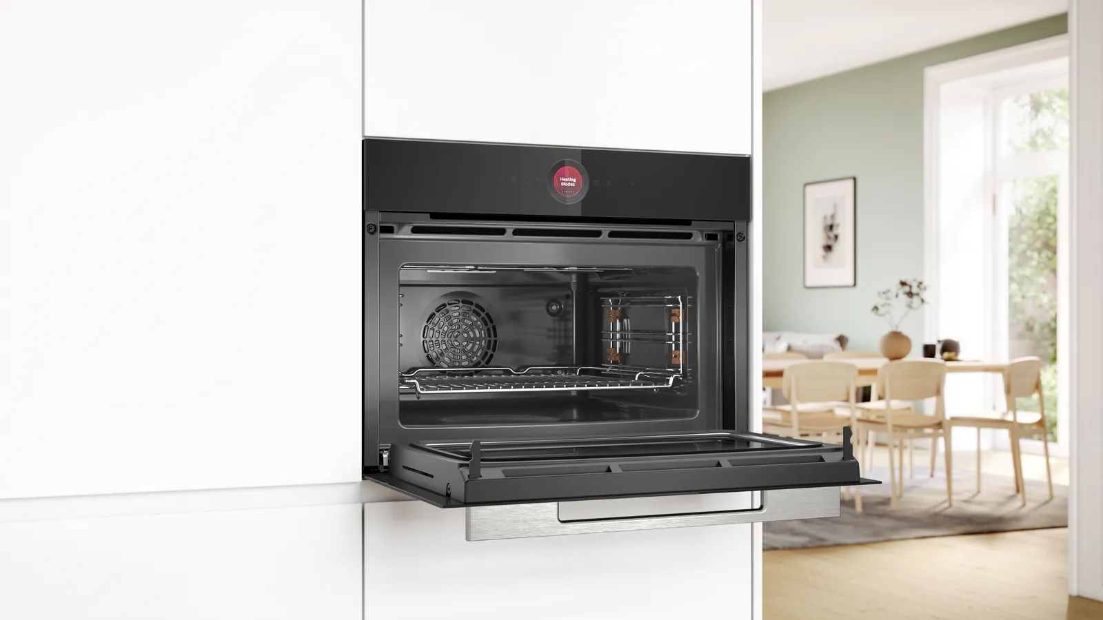 BOSCH CMG7241B1 SERIE 8 multifunctionele oven met microgolfoven - 45cm