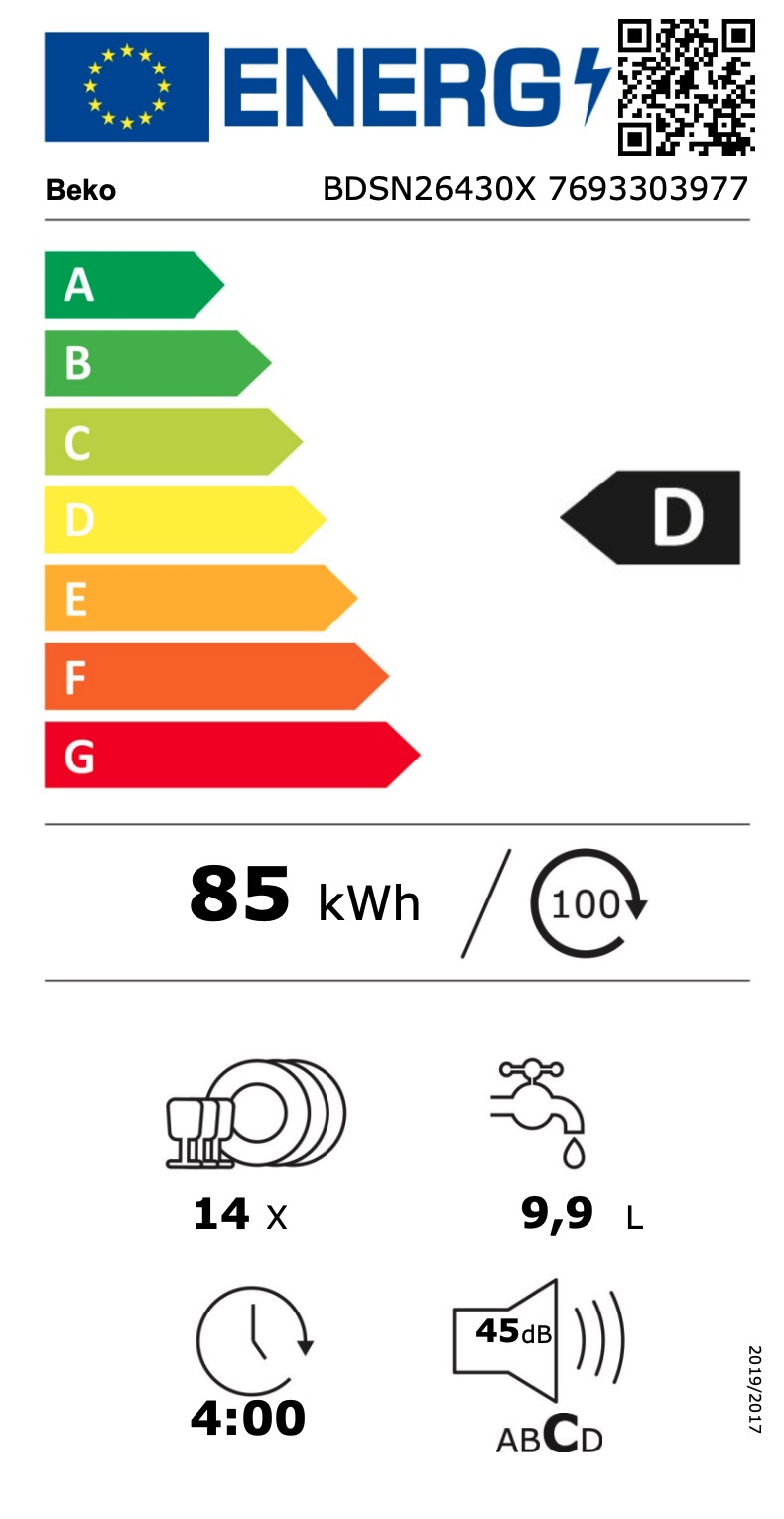 BEKO BDSN26430X BEKO BDSN26430X