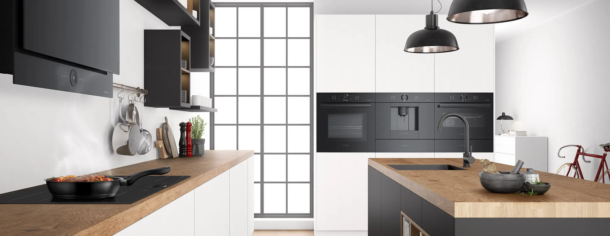 BOSCH PIE811BB5E SERIE 2 inductiekookplaat - 80cm BOSCH PIE811BB5E SERIE 2 inductiekookplaat - 80cm