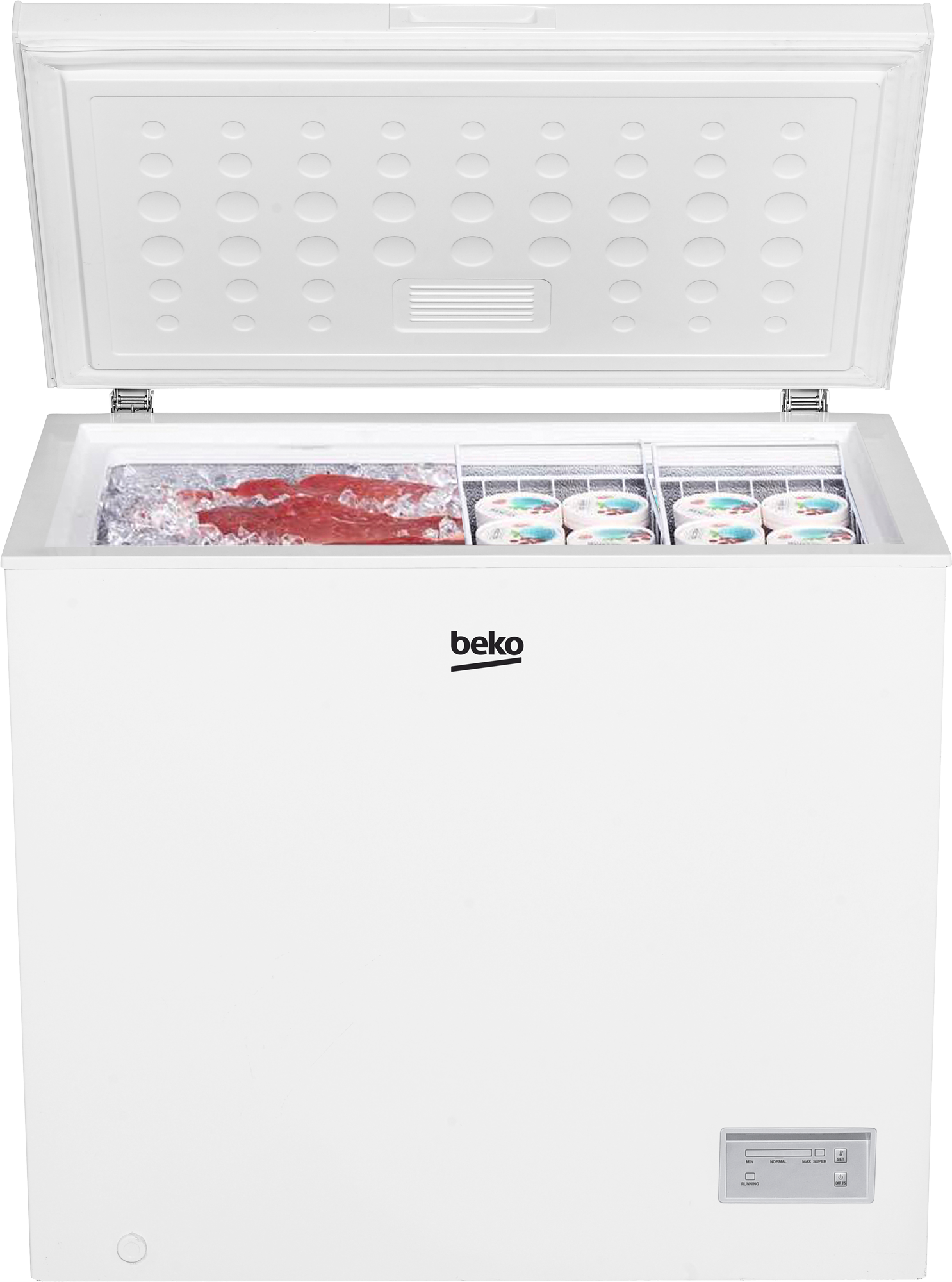 BEKO CF200EWN vrijstaande vriezer - 84cm