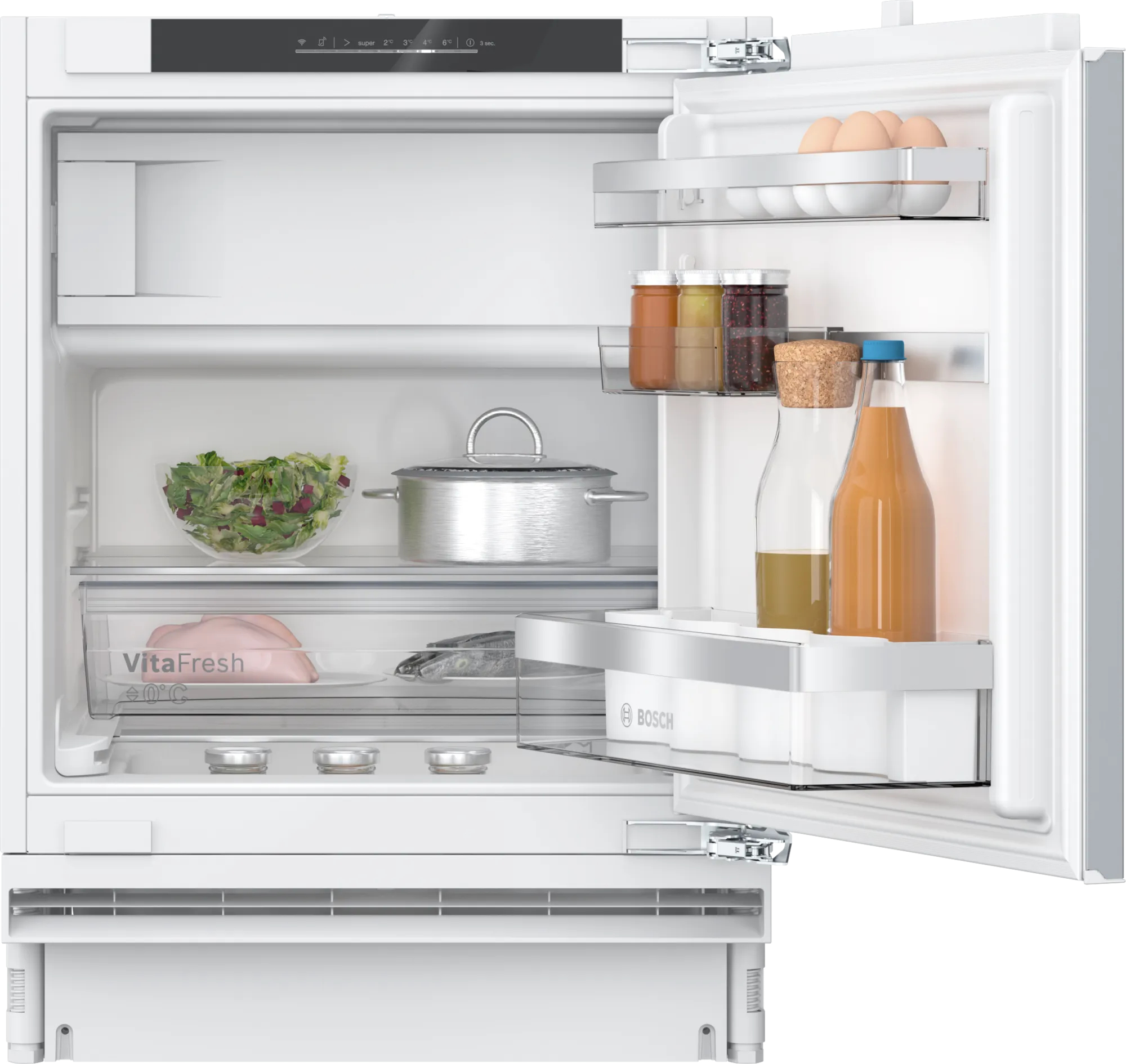 BOSCH KUL22ADD0 SERIE 6 onderbouw koelkast met vriesvak - 82cm