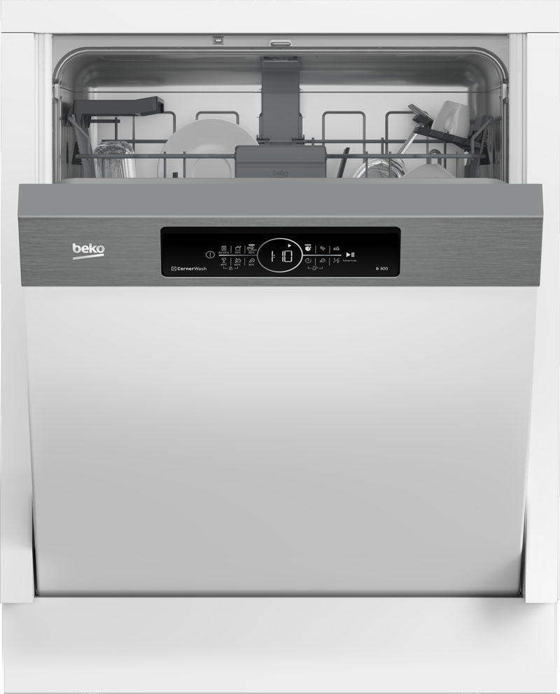 BEKO BDSN36440XC vaatwasser met bedieningspaneel BEKO BDSN36440XC vaatwasser met bedieningspaneel